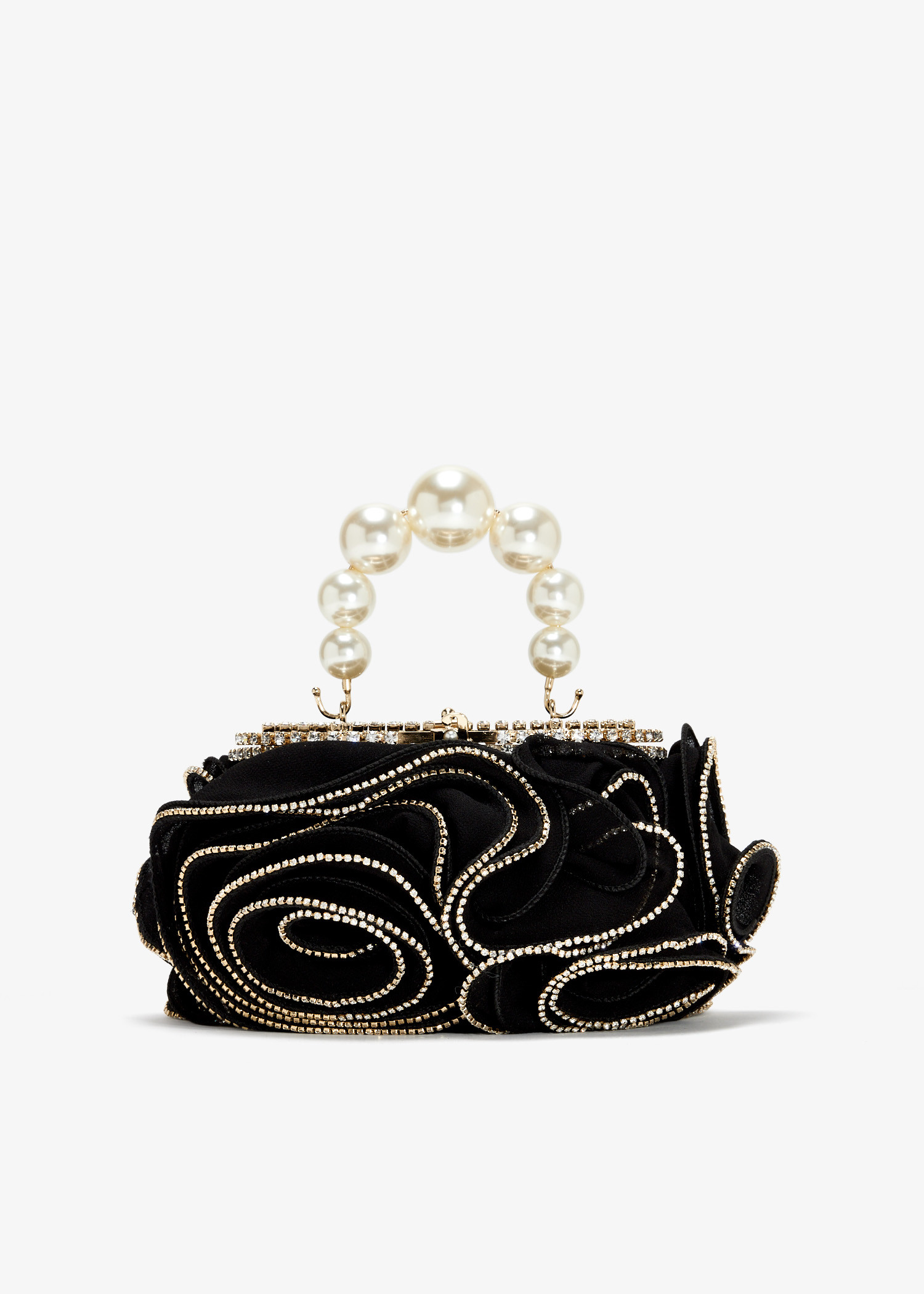 

Mini Holli Ruffle bag, Black