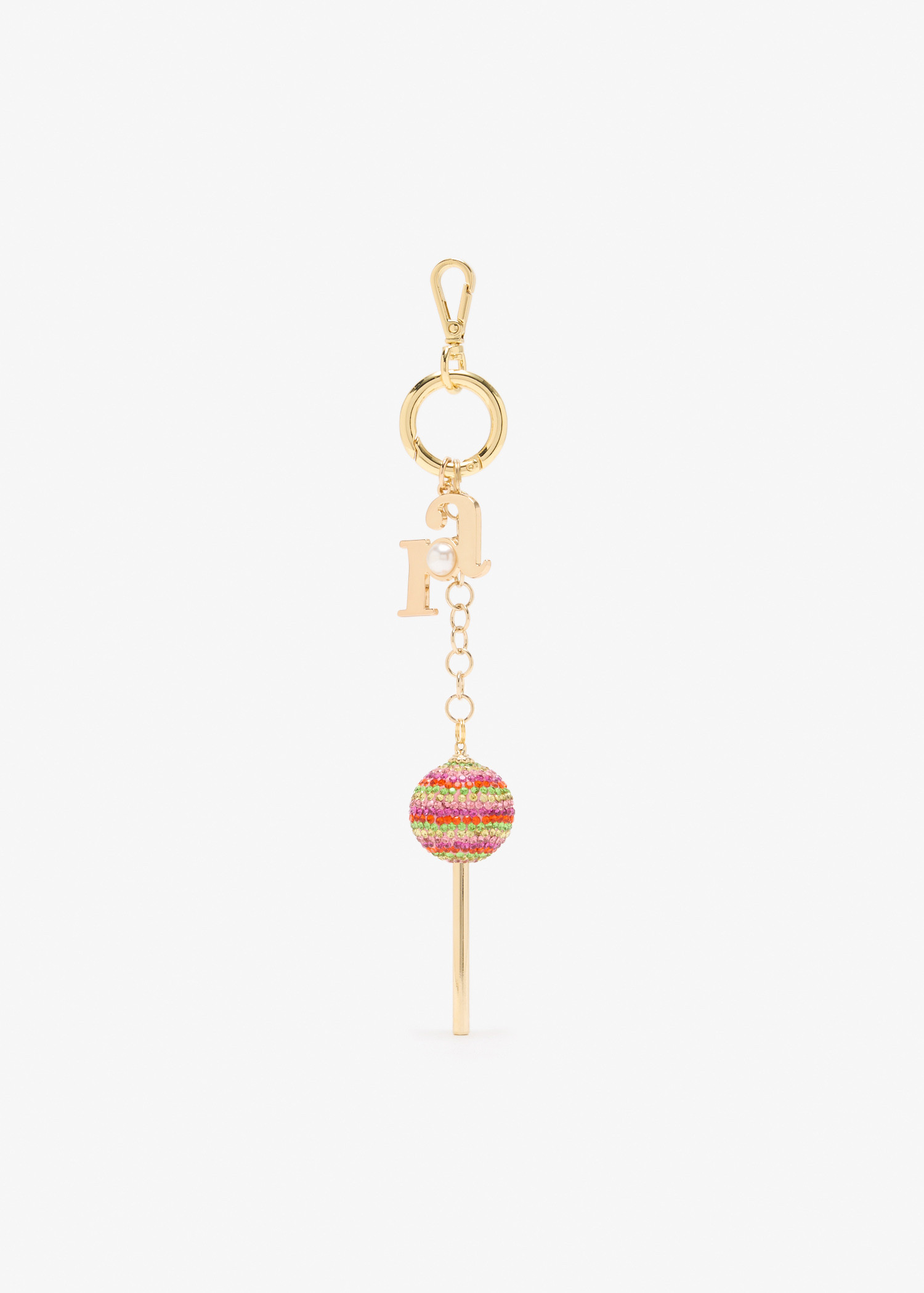 

Lollipop bag charm, Gold