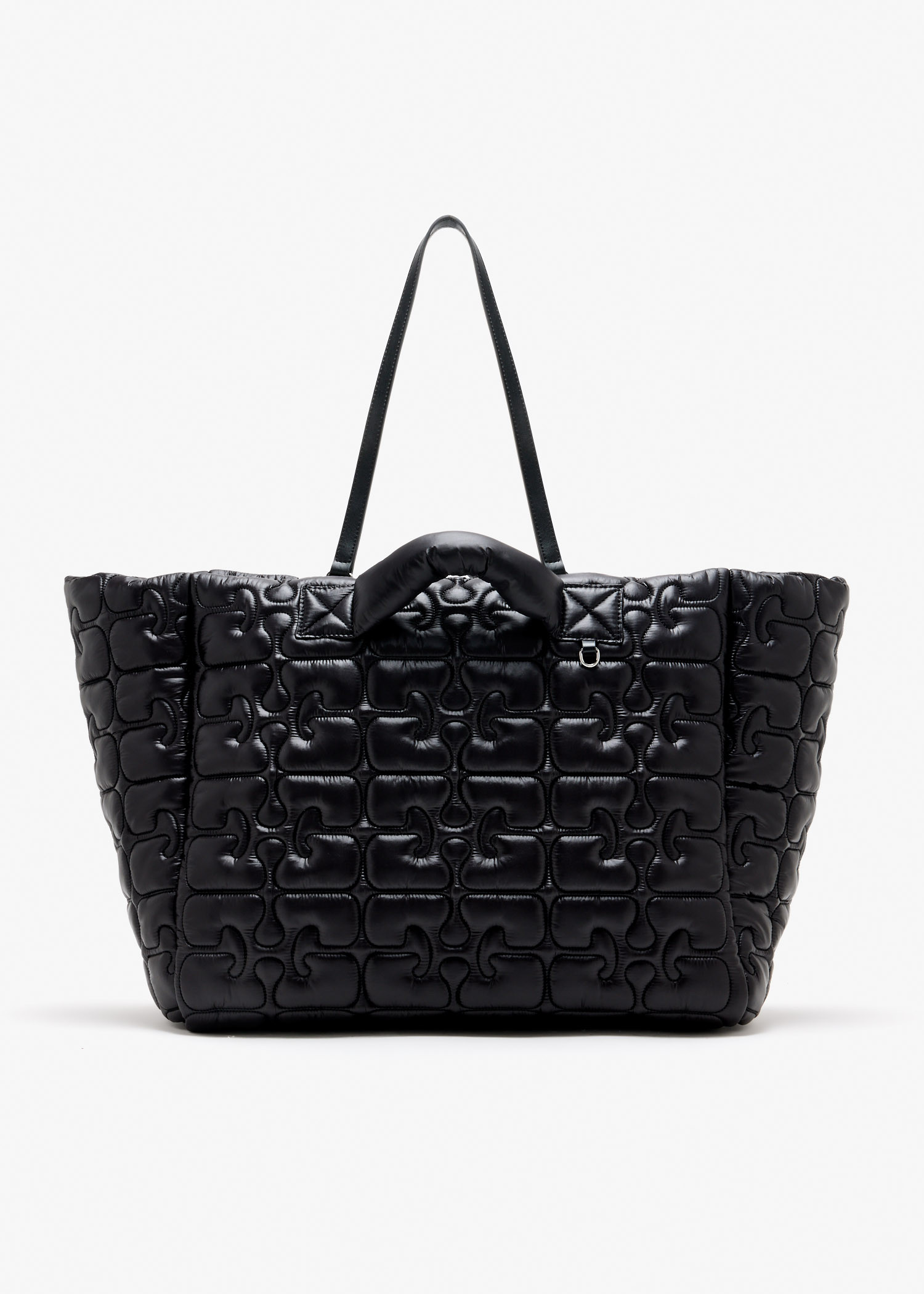 

Quilted Re-Tech XXL tote bag, Black