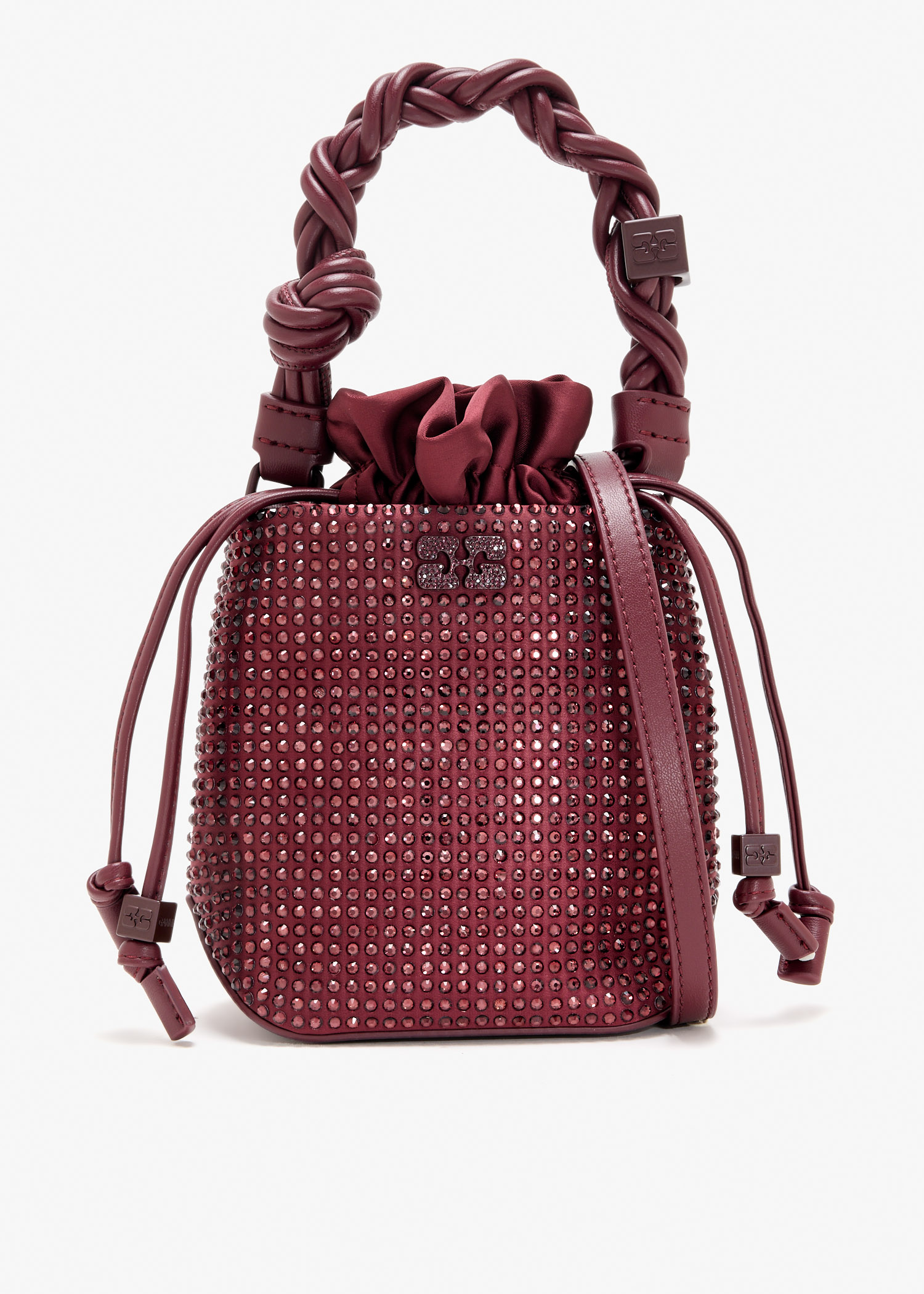 

Mini Bou bucket bag, Burgundy