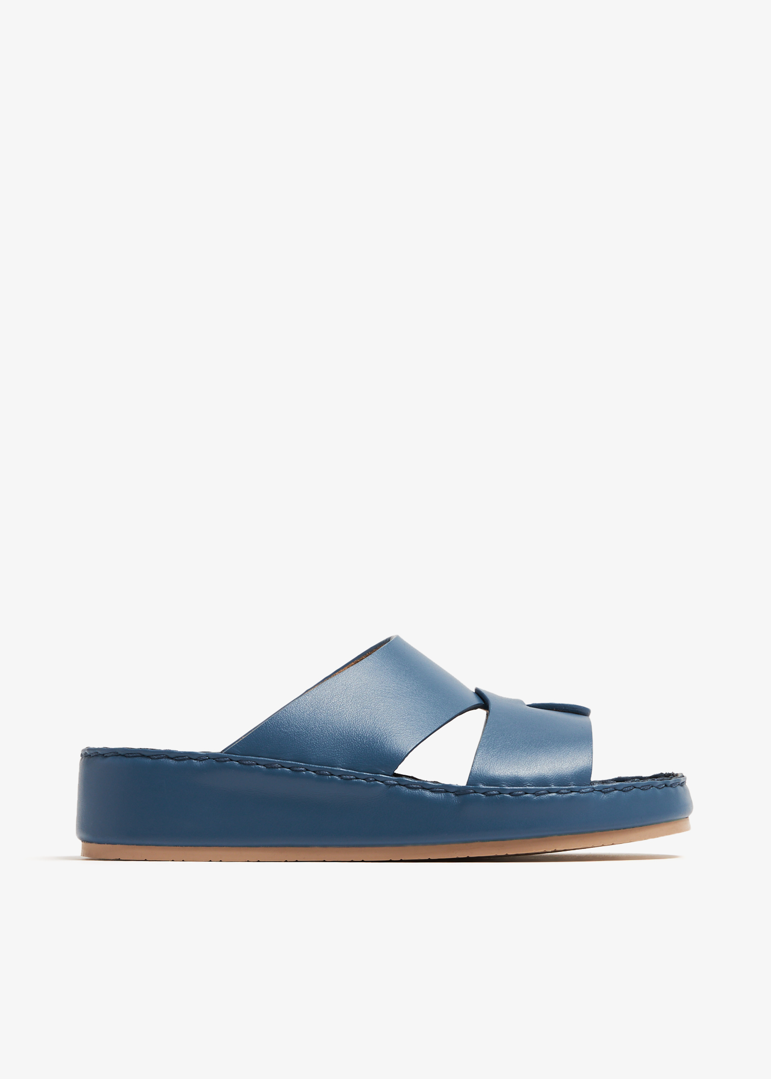 

Envelope Belt sandals, Blue