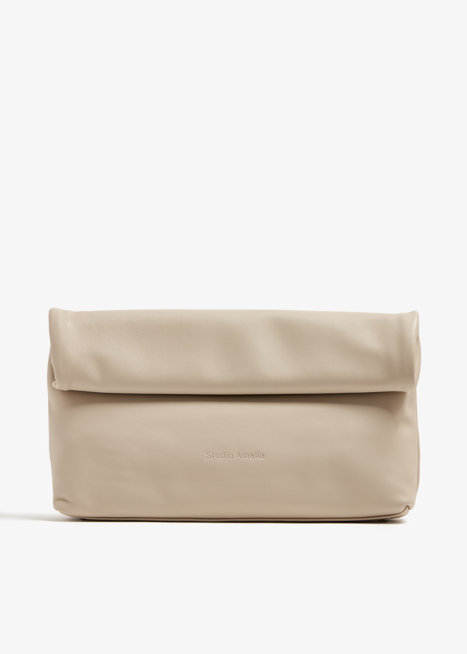 

Pillow clutch, Beige