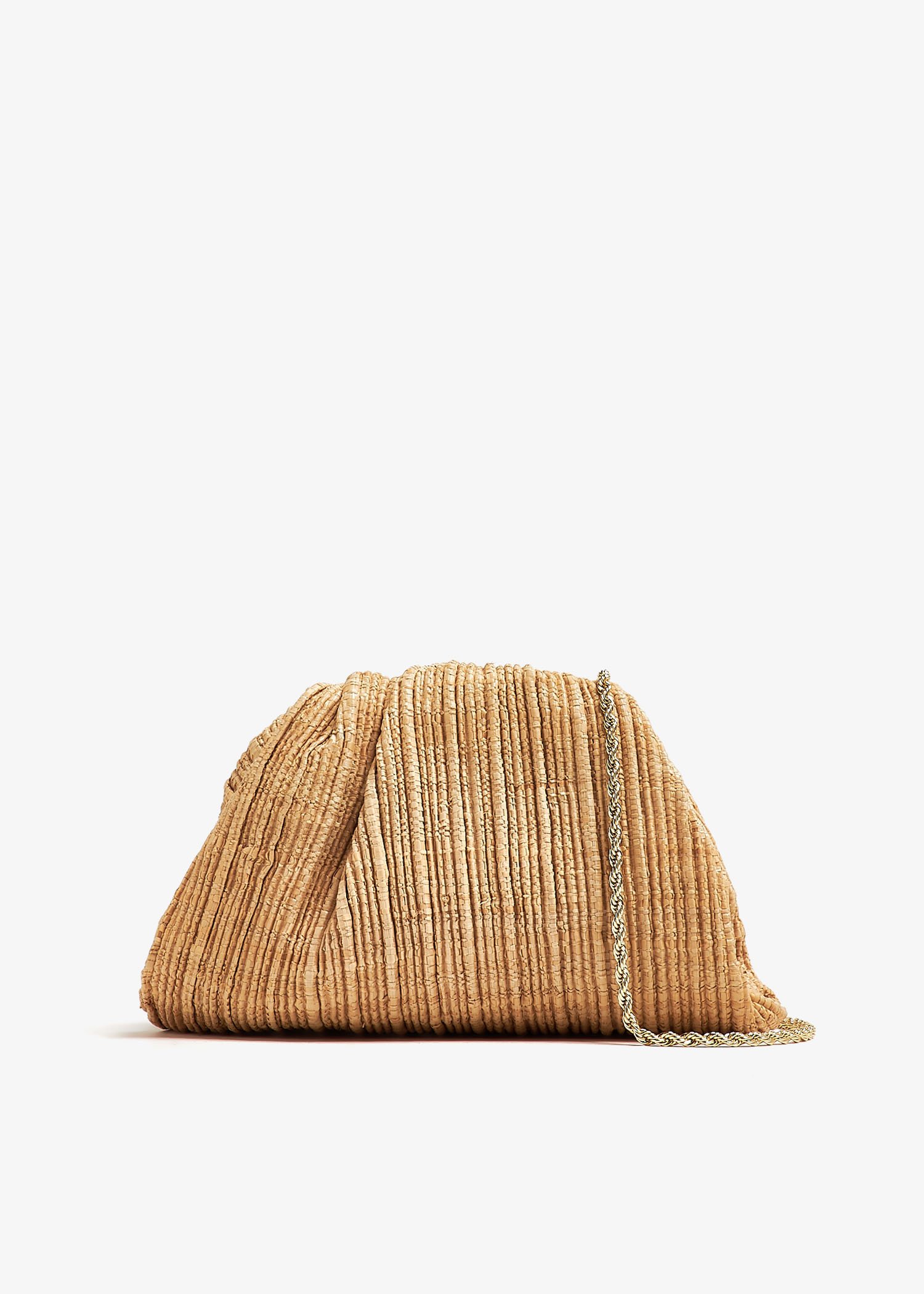 

Bailey dome clutch, Beige