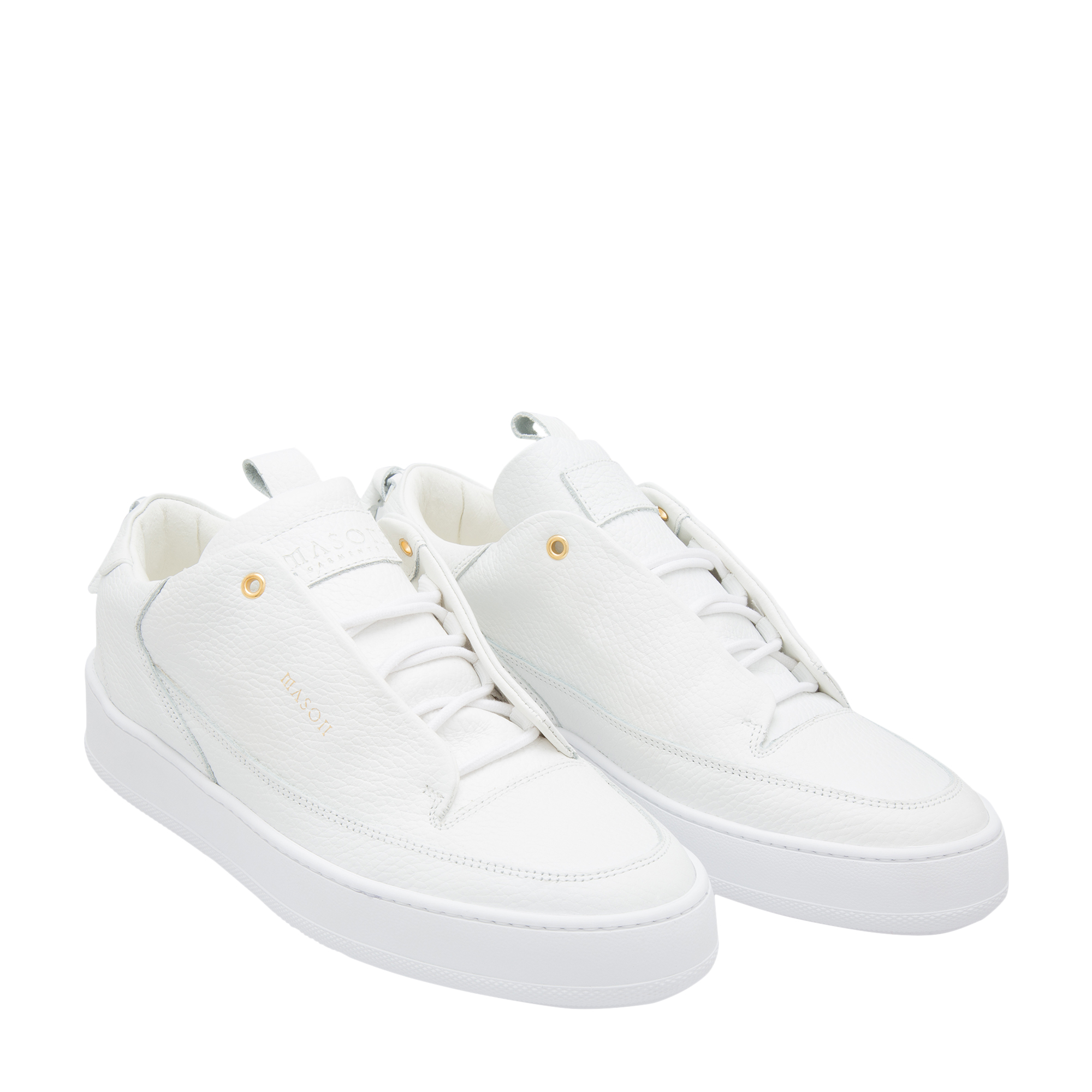 

Barzilla leather sneakers, White