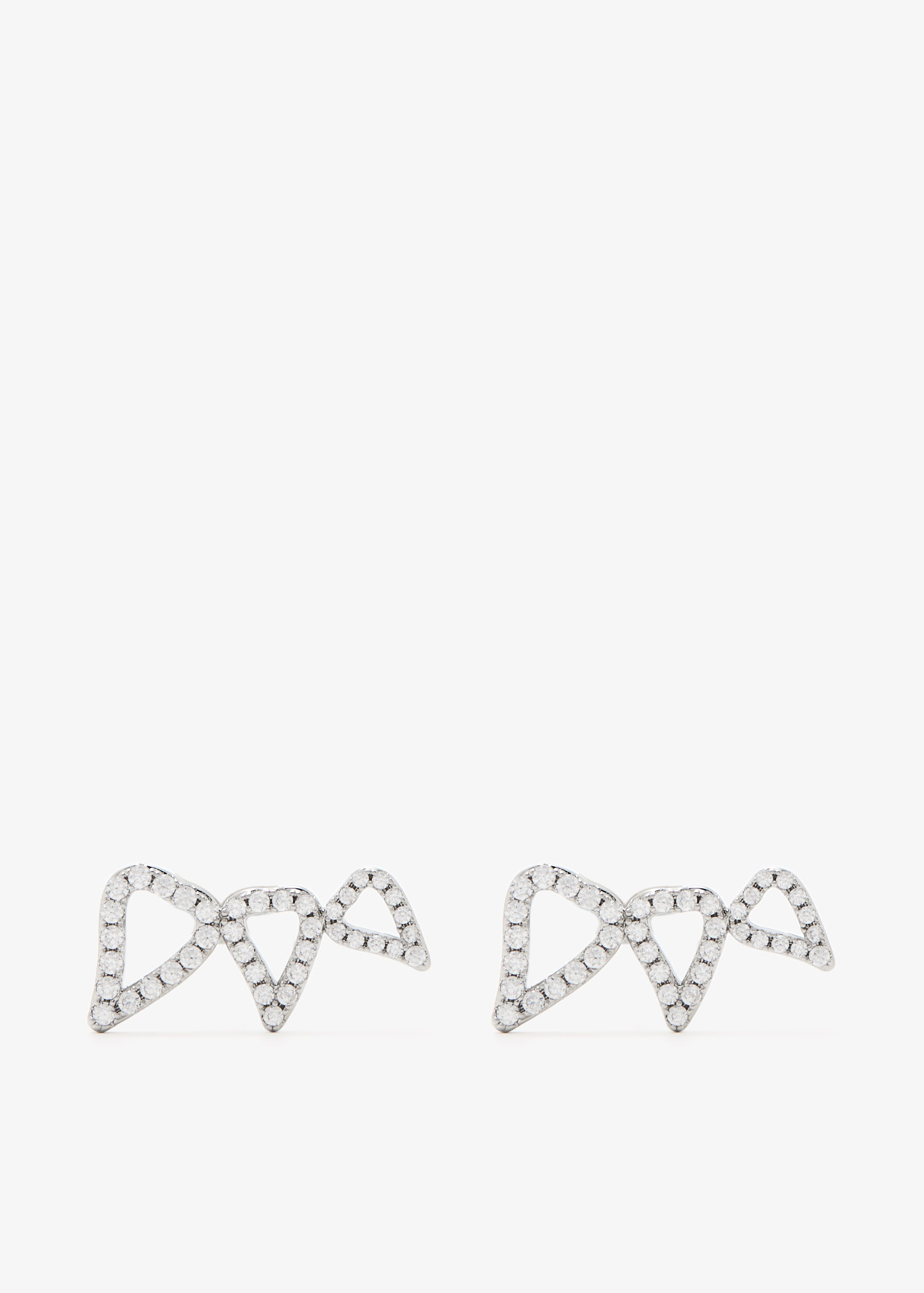 

Climber earrings, Silver