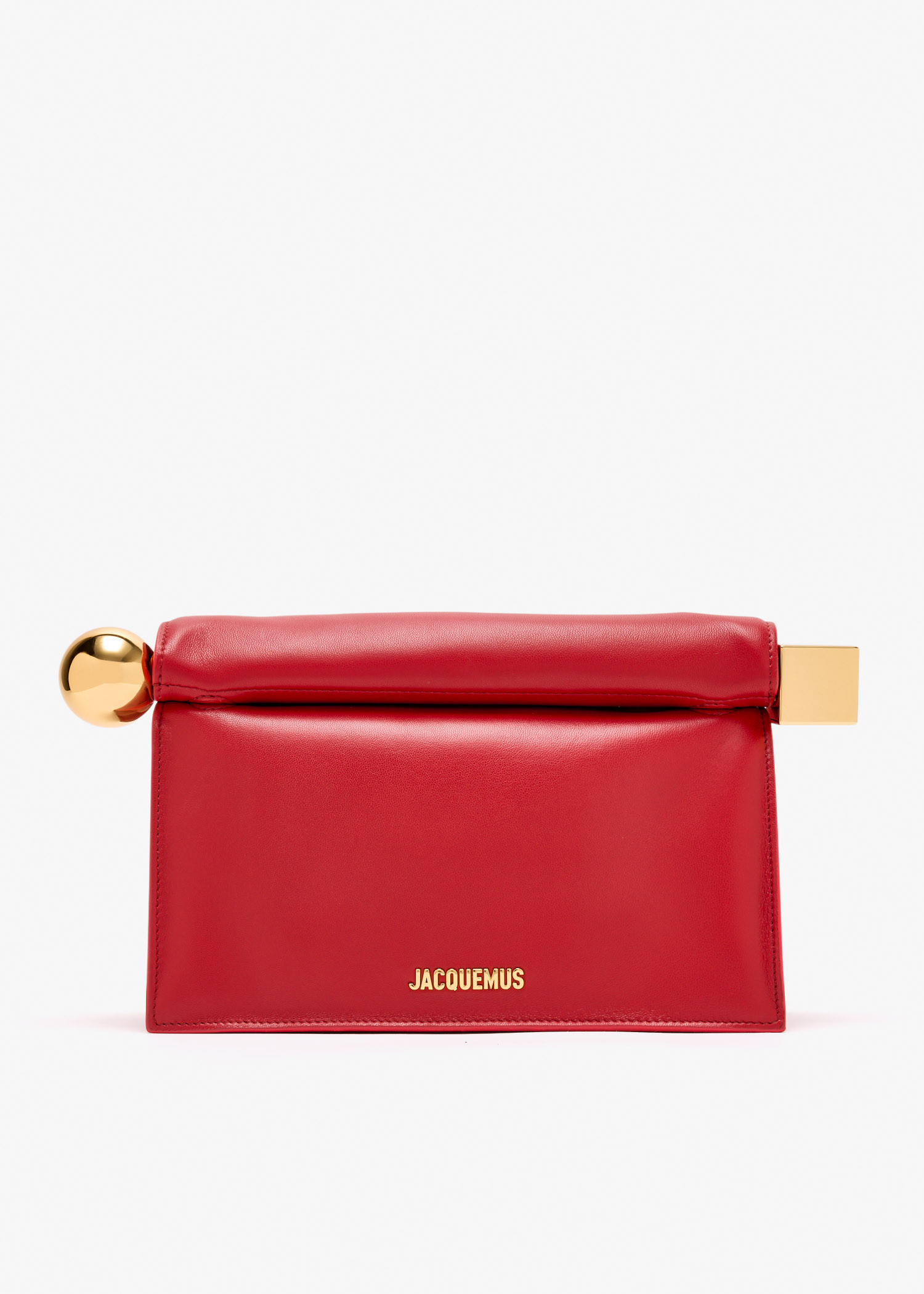 

La Pochette Rond Carré clutch, Red