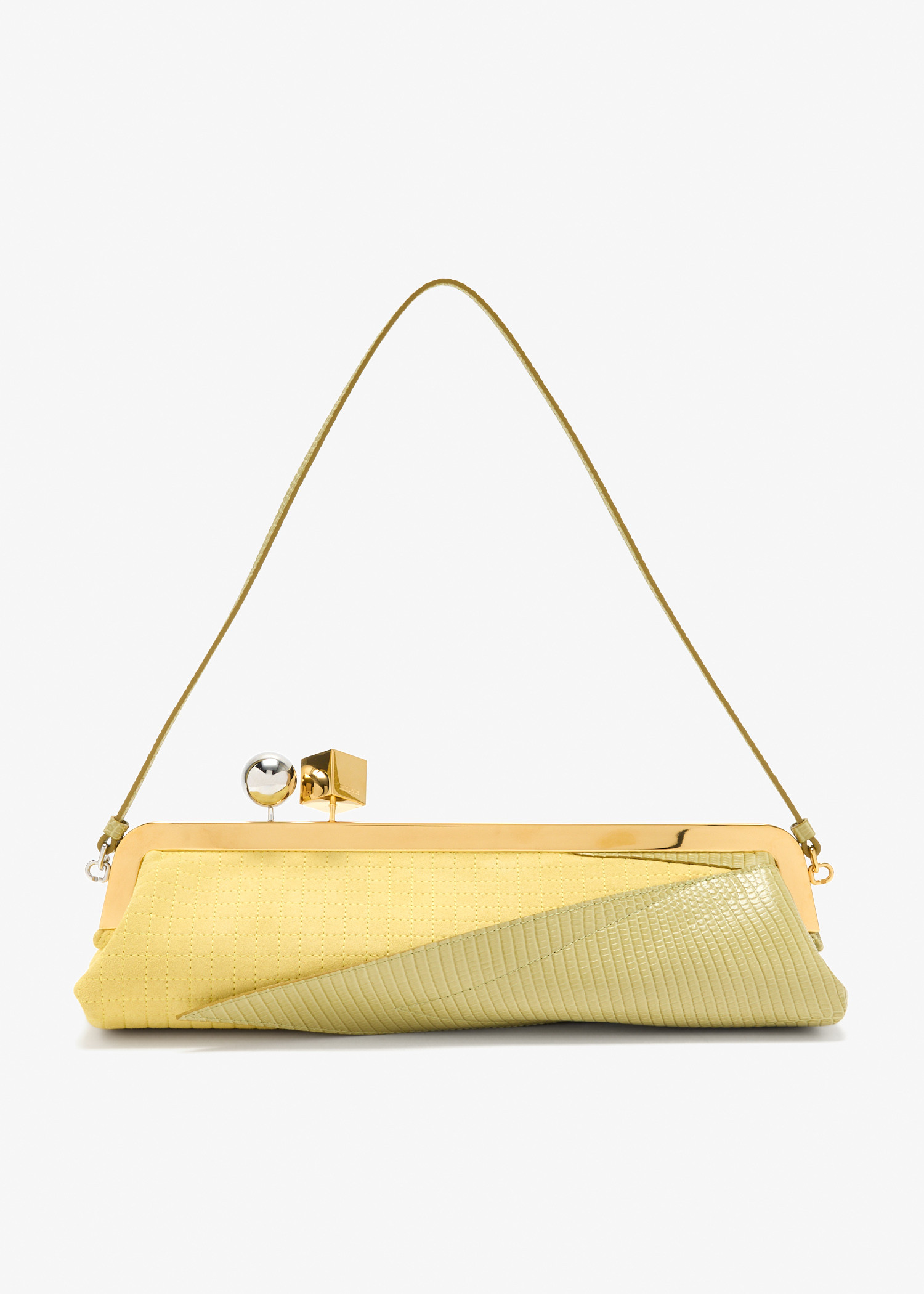 

La Salon Mais clutch, Yellow