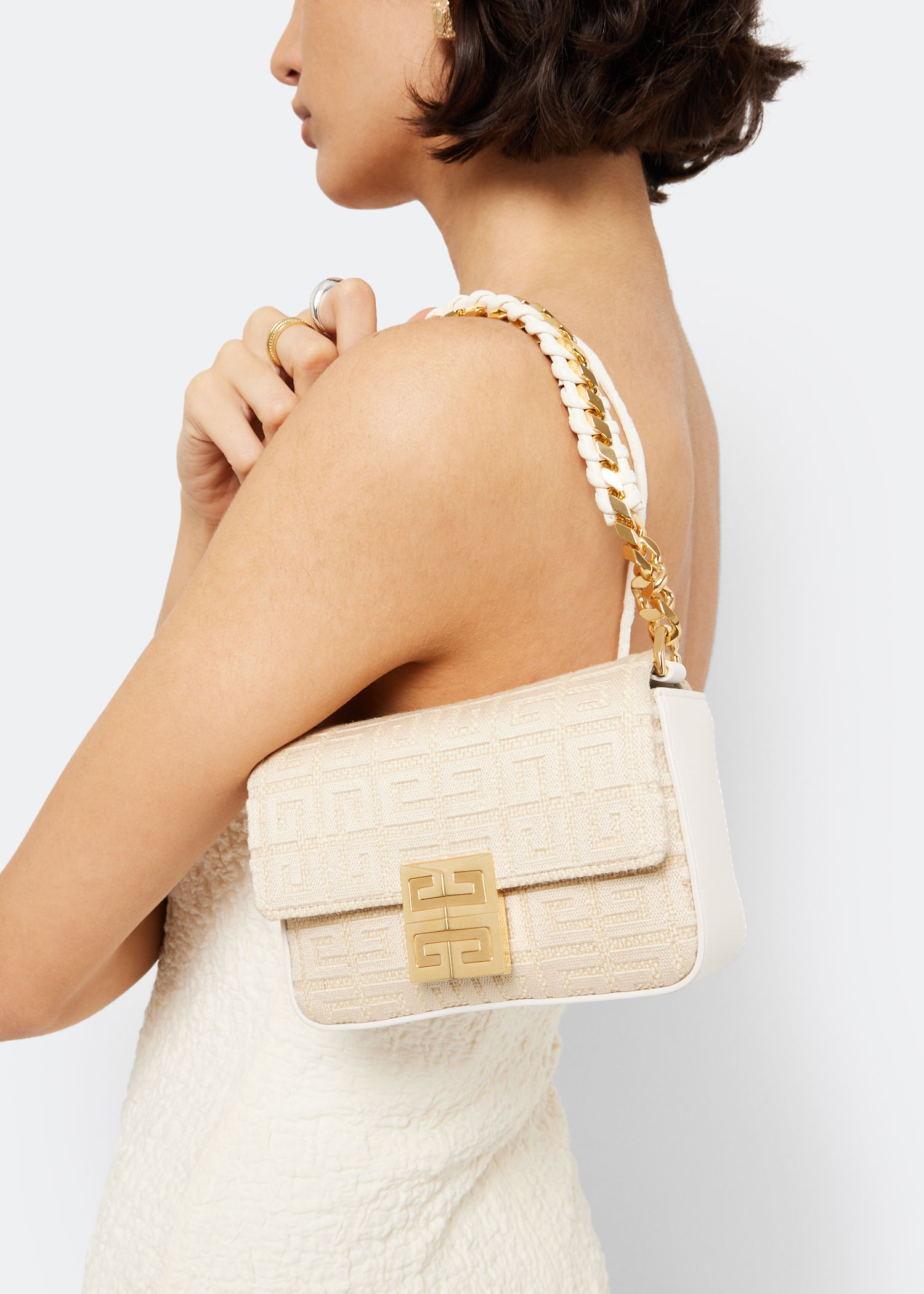 

4G small chain bag, Beige