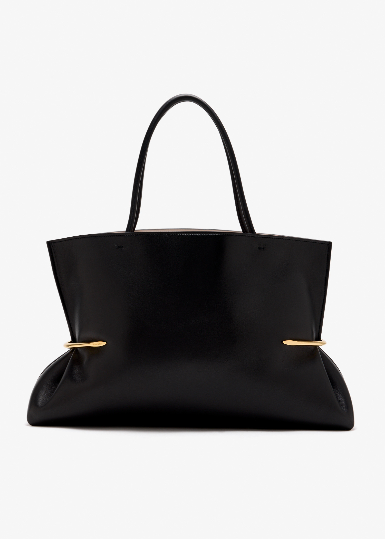 

Pinch Squeezed Horizontal medium tote bag, Black