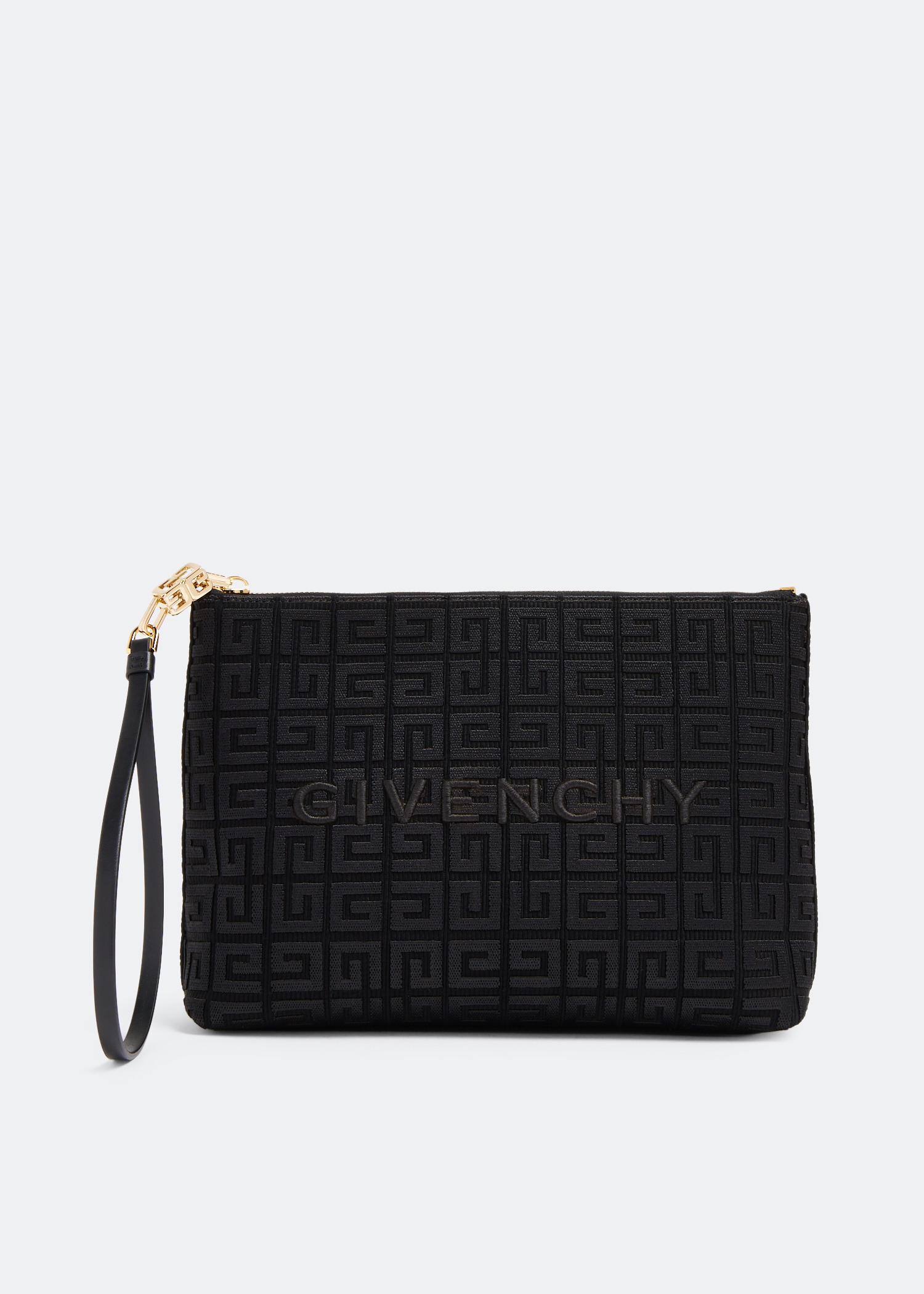 4G monogram travel pouch, Black