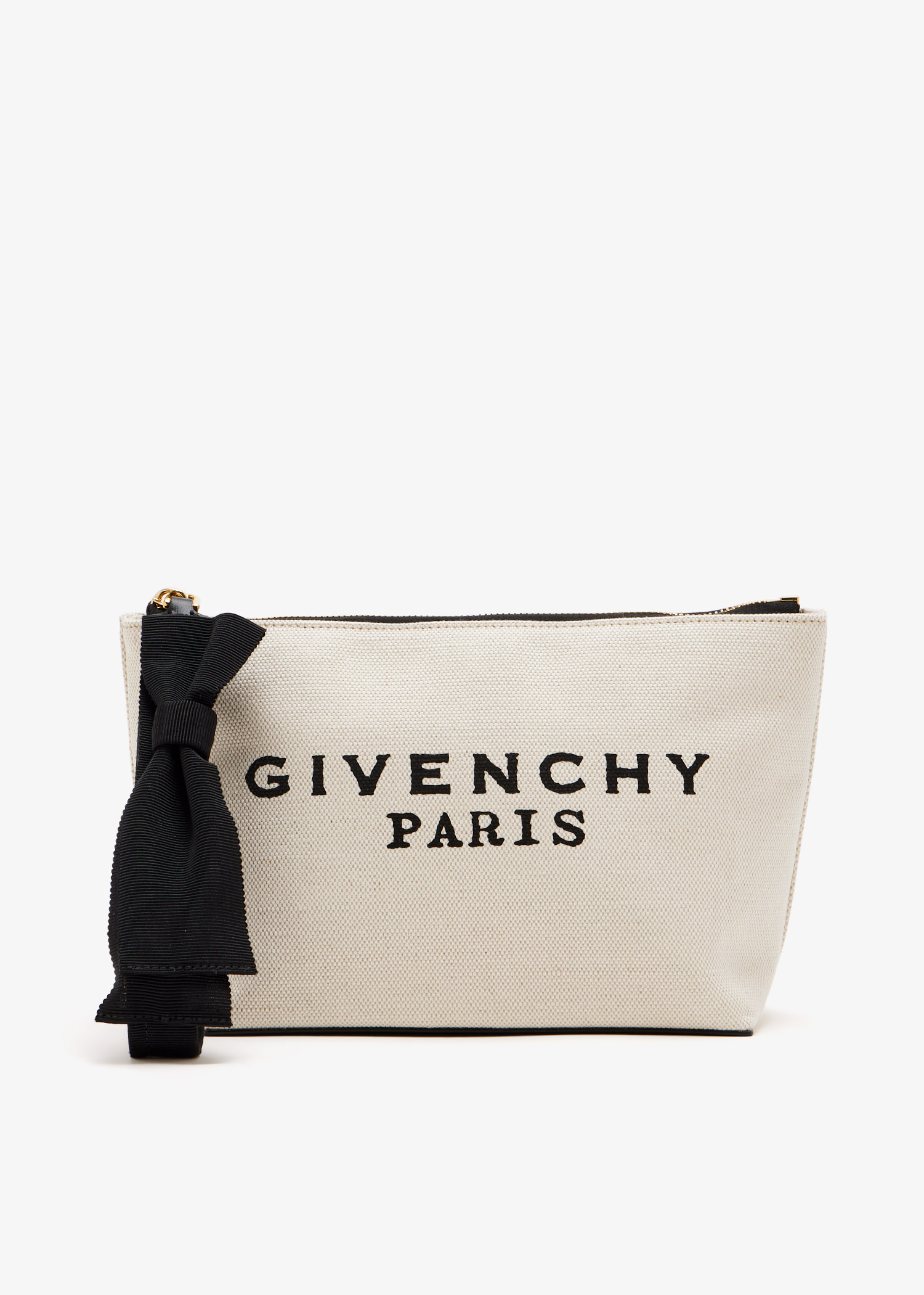 

Small bow pouch, Beige