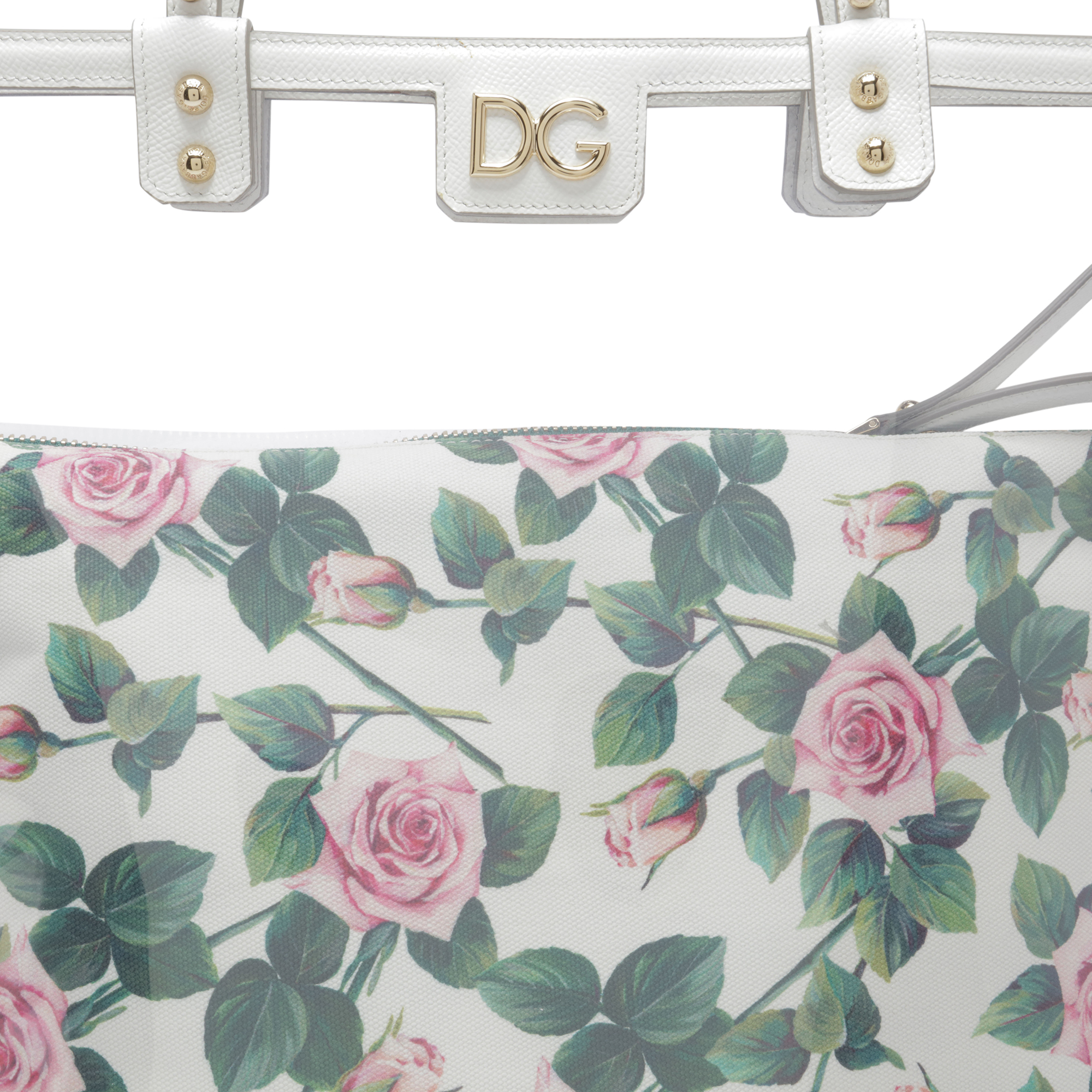 

DG girl tote bag, White