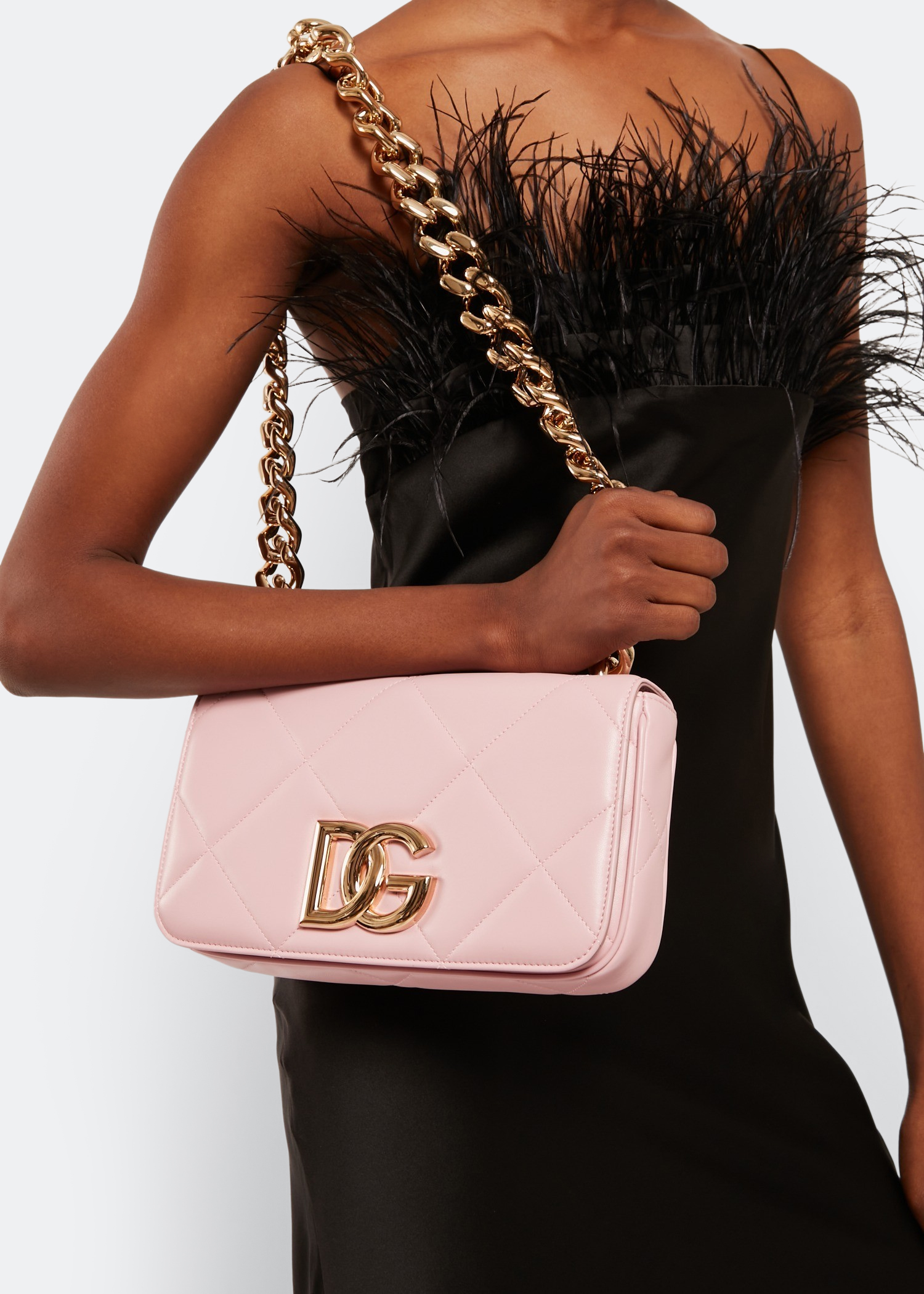 

3.5 quilted bag, Pink