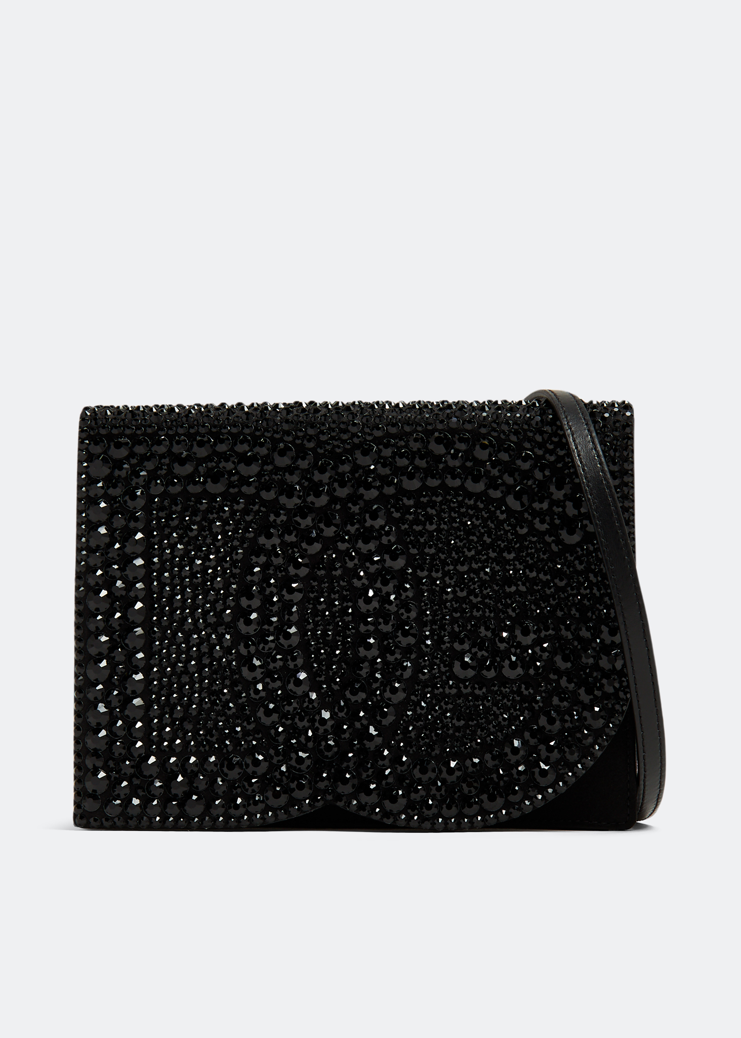 DG logo crossbody bag, Black