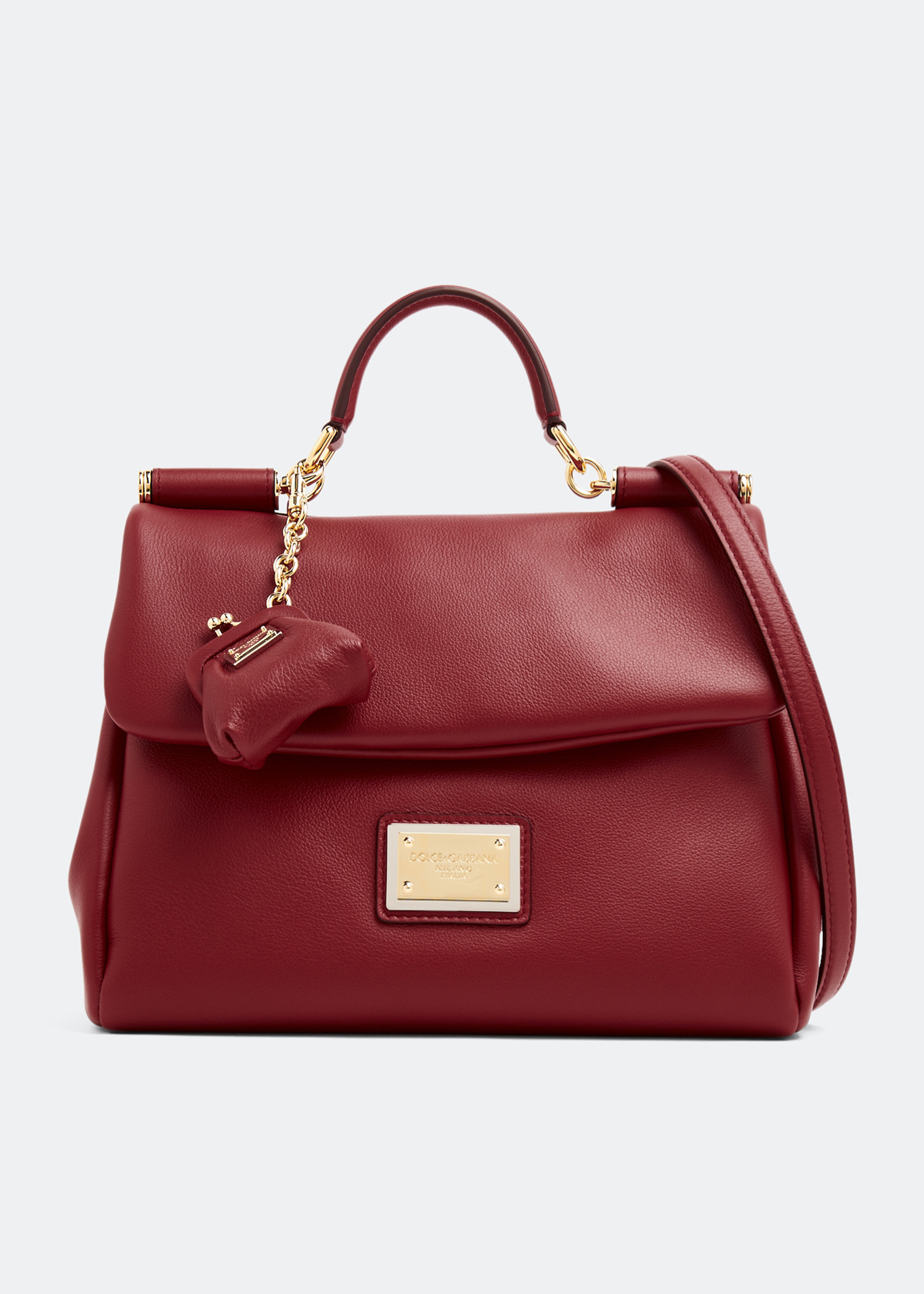 

Medium Sicily soft bag, Red