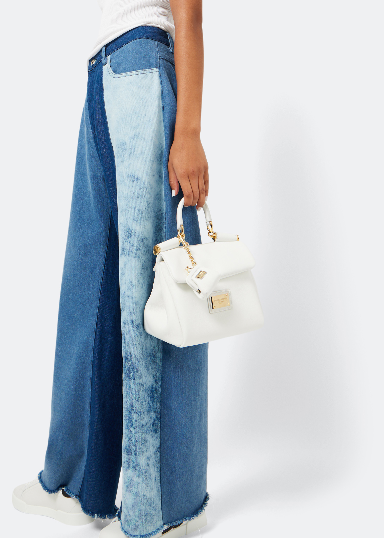 

Sicily soft small bag, White