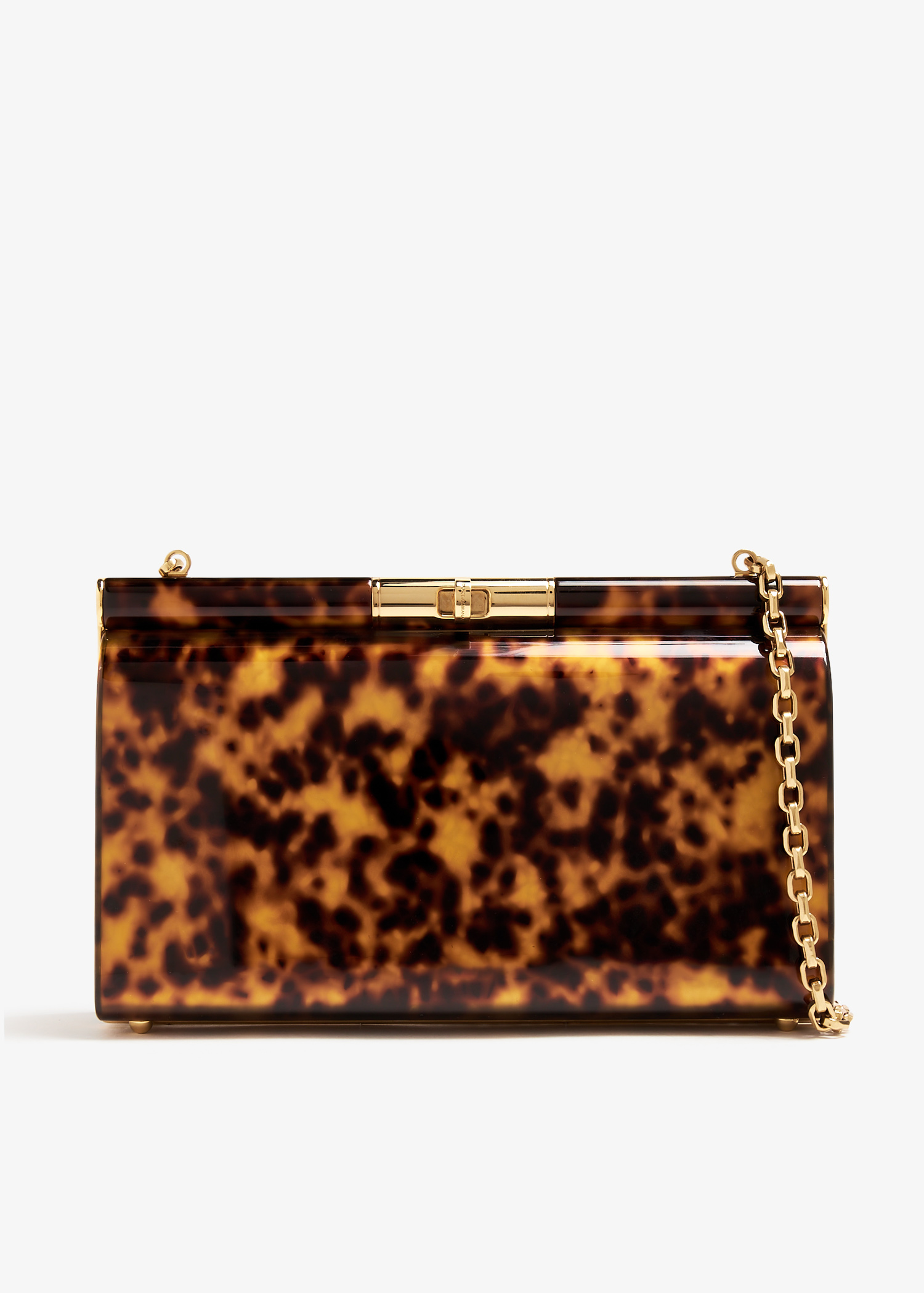 

Medium Marlene acrylic shoulder bag, Animal printed