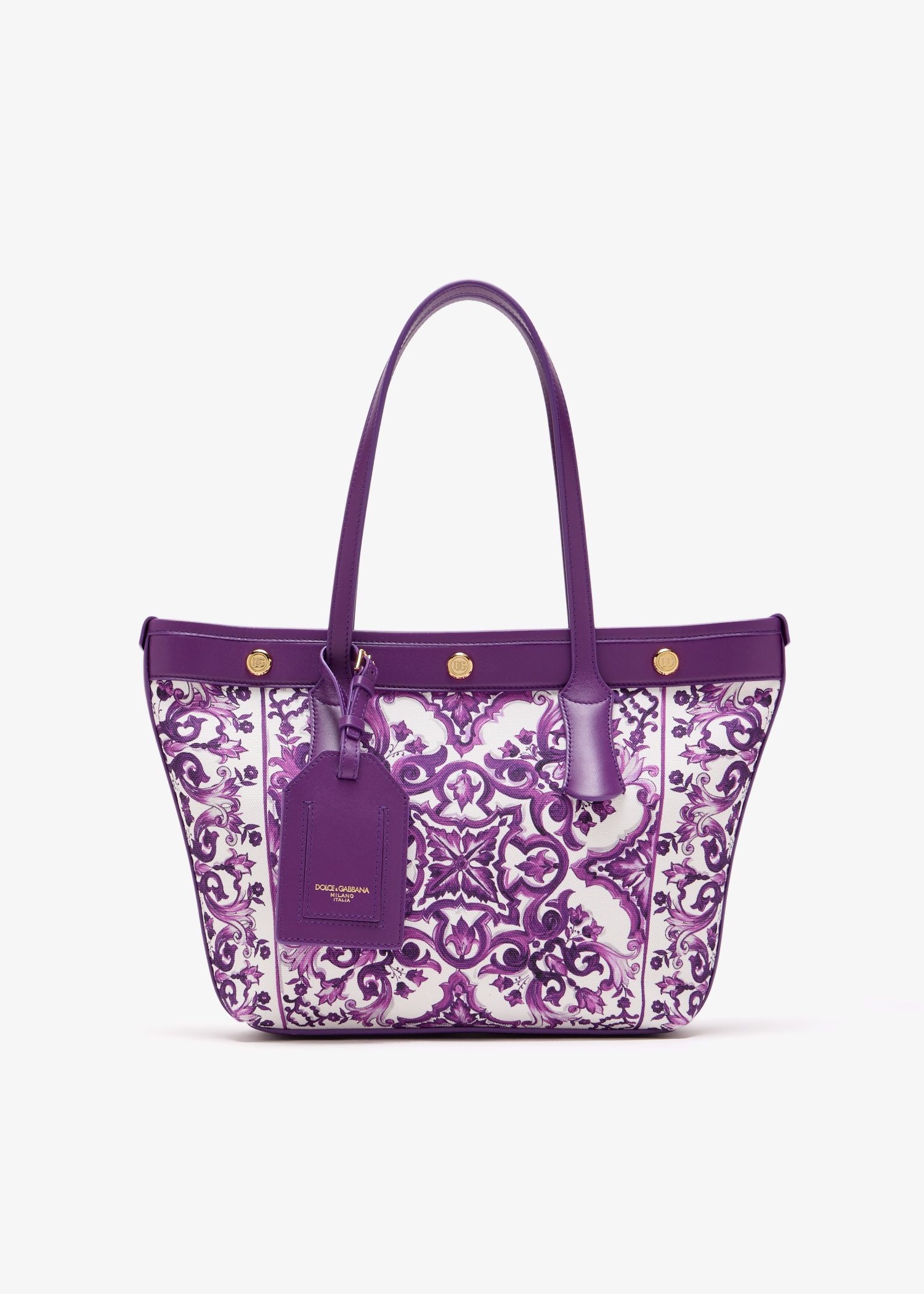 

Atene Maiolica-print tote bag, Multicolored