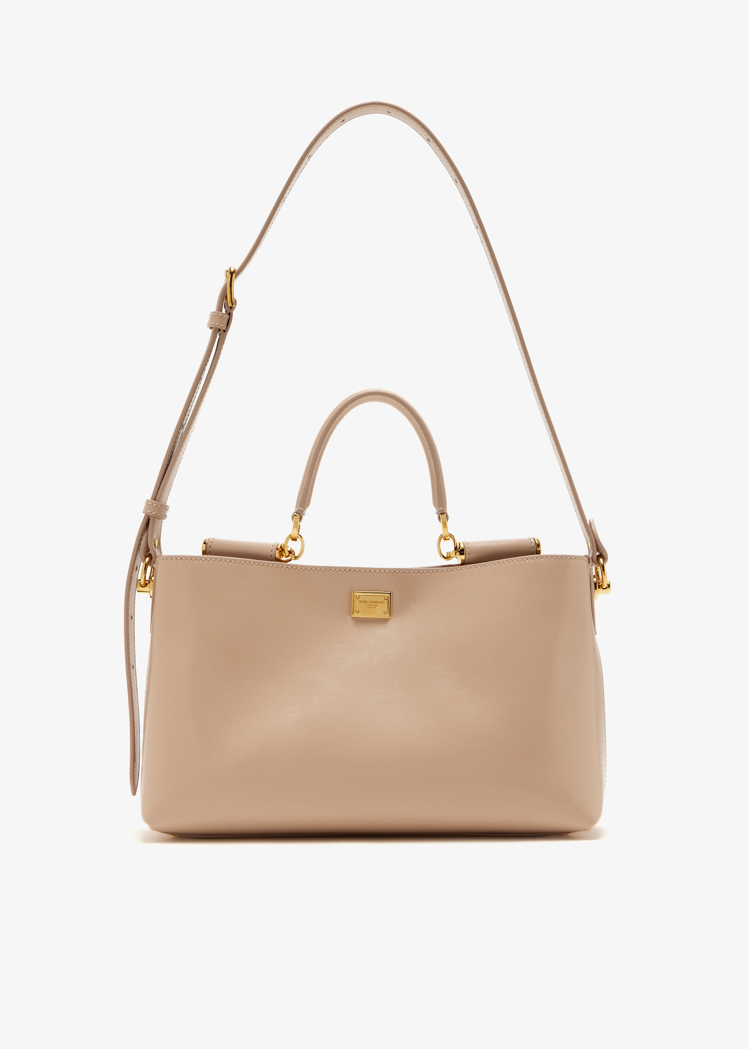 

Vittoria calfskin handbag, Beige