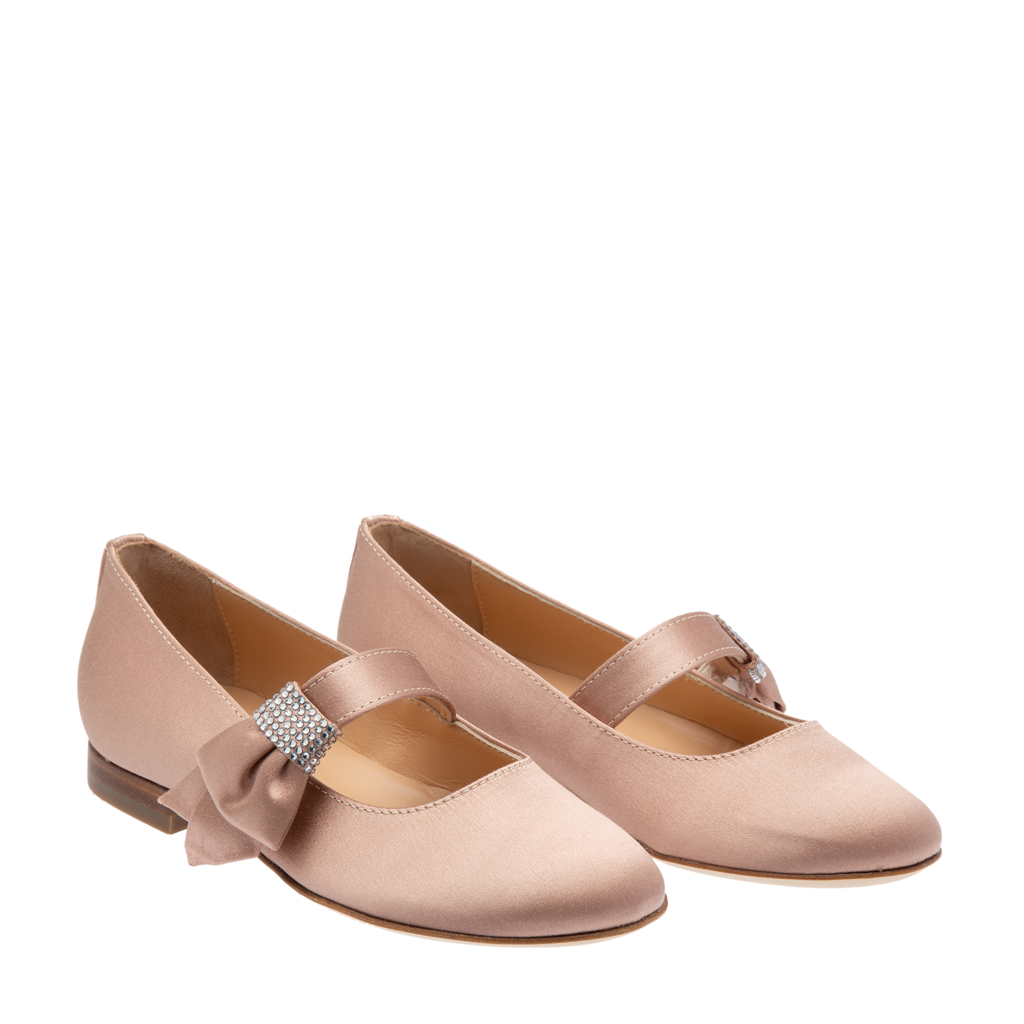 

Satin ballet flats, Pink