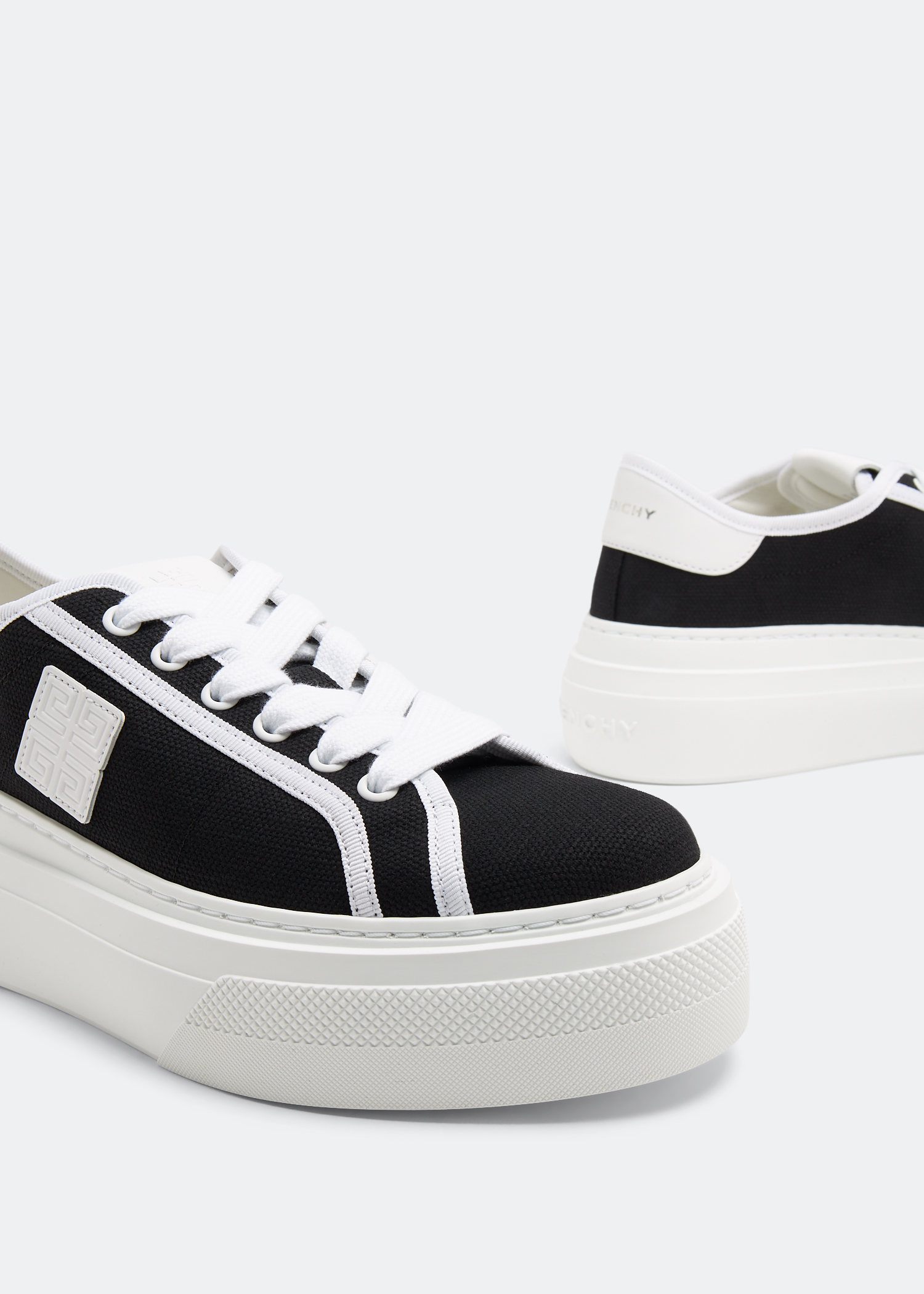 

City platform sneakers, Black