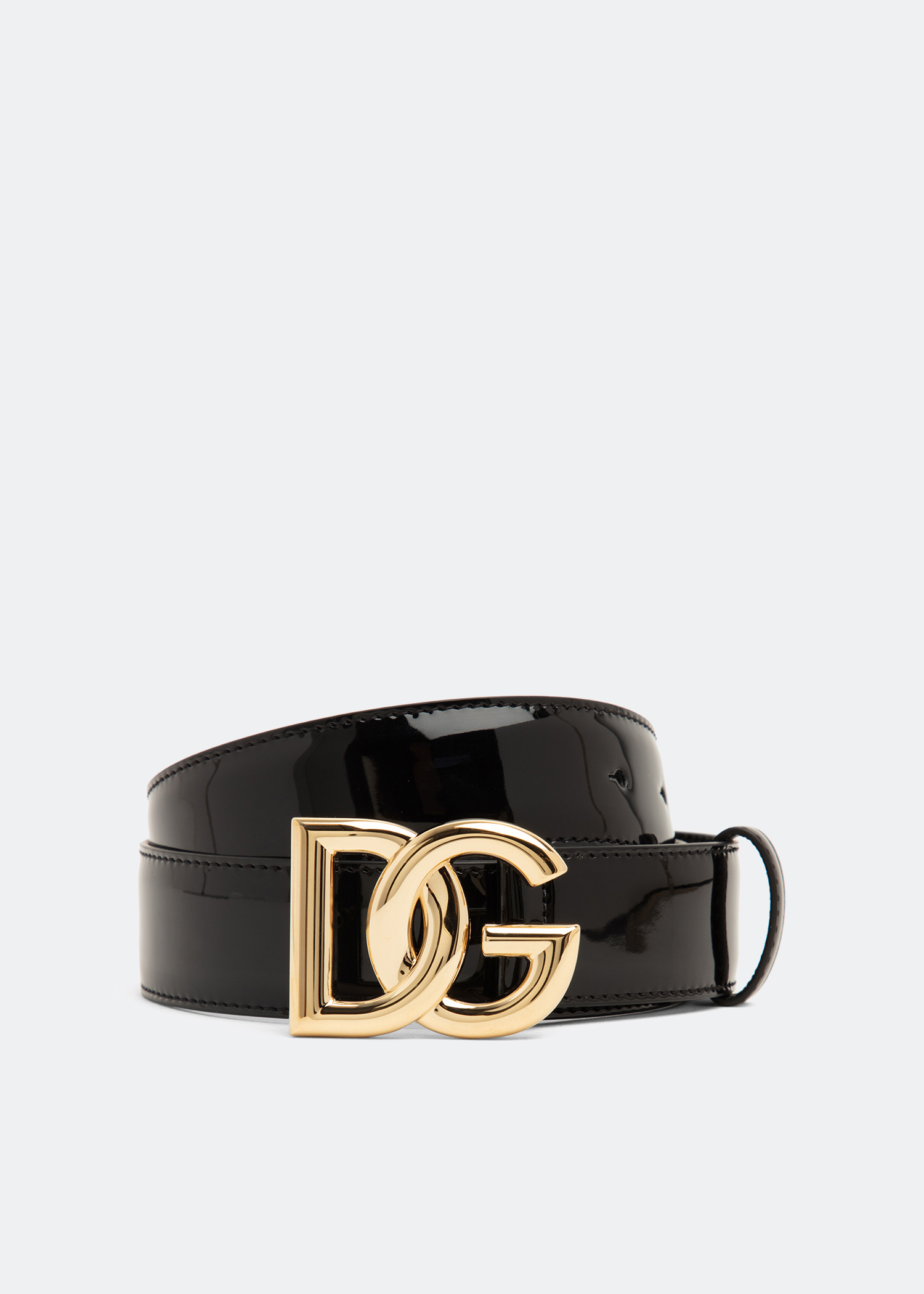 

DG leather belt, Black