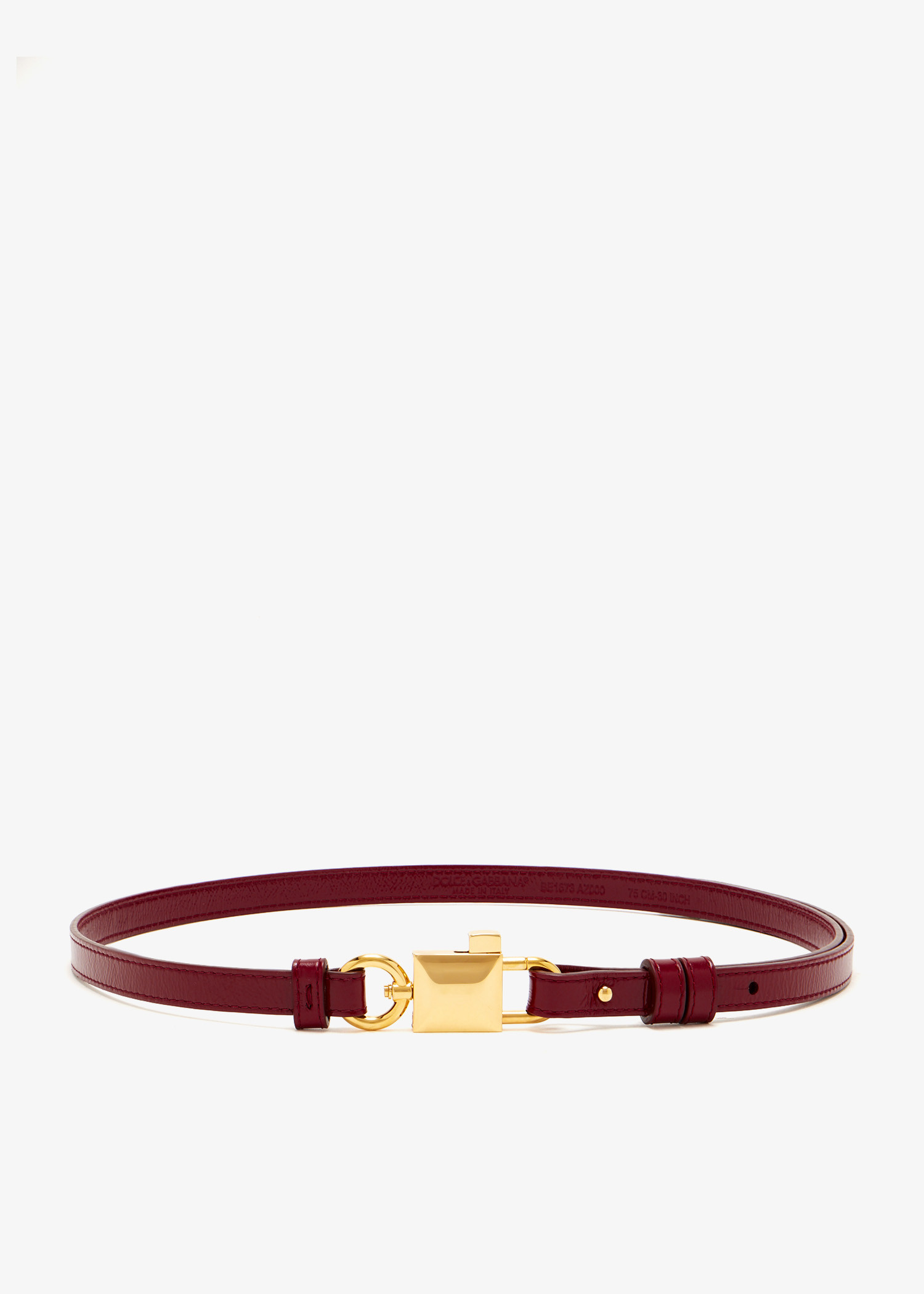

Calfskin belt, Red