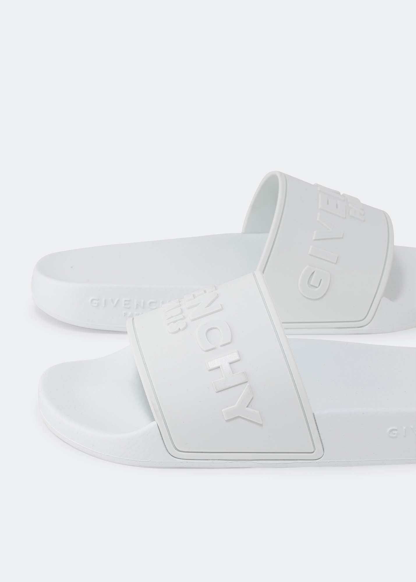 

Logo slides, White