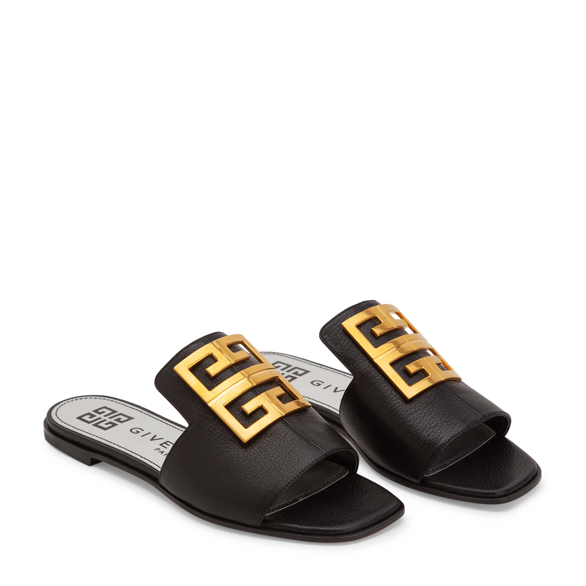 

4G flat sandals, Black