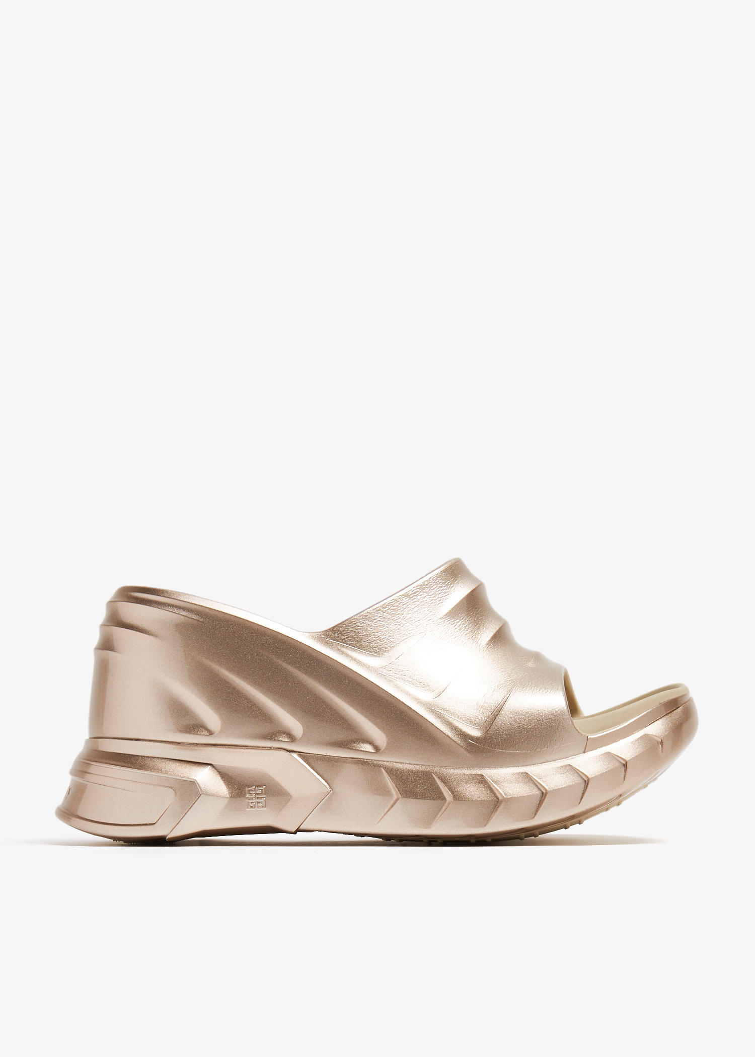 

Marshmallow sandals, Metallic