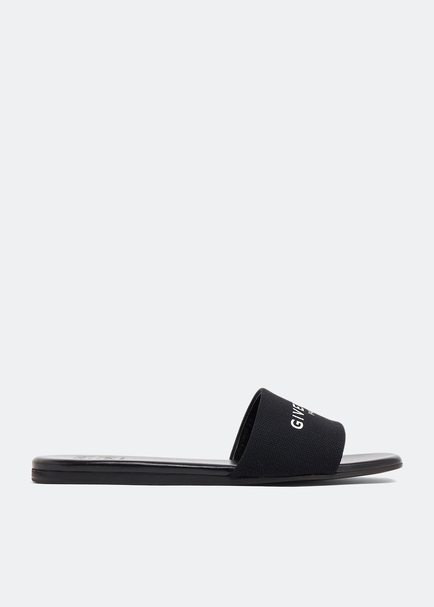 

4G flat sandals, Black