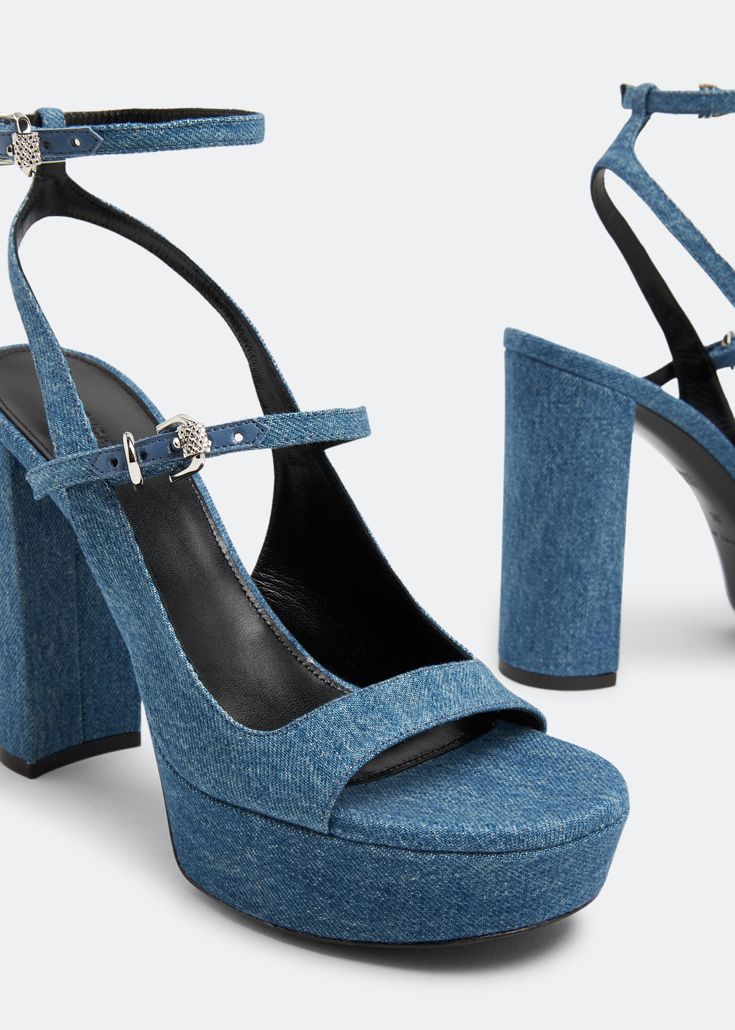 

Voyou platform sandals, Blue