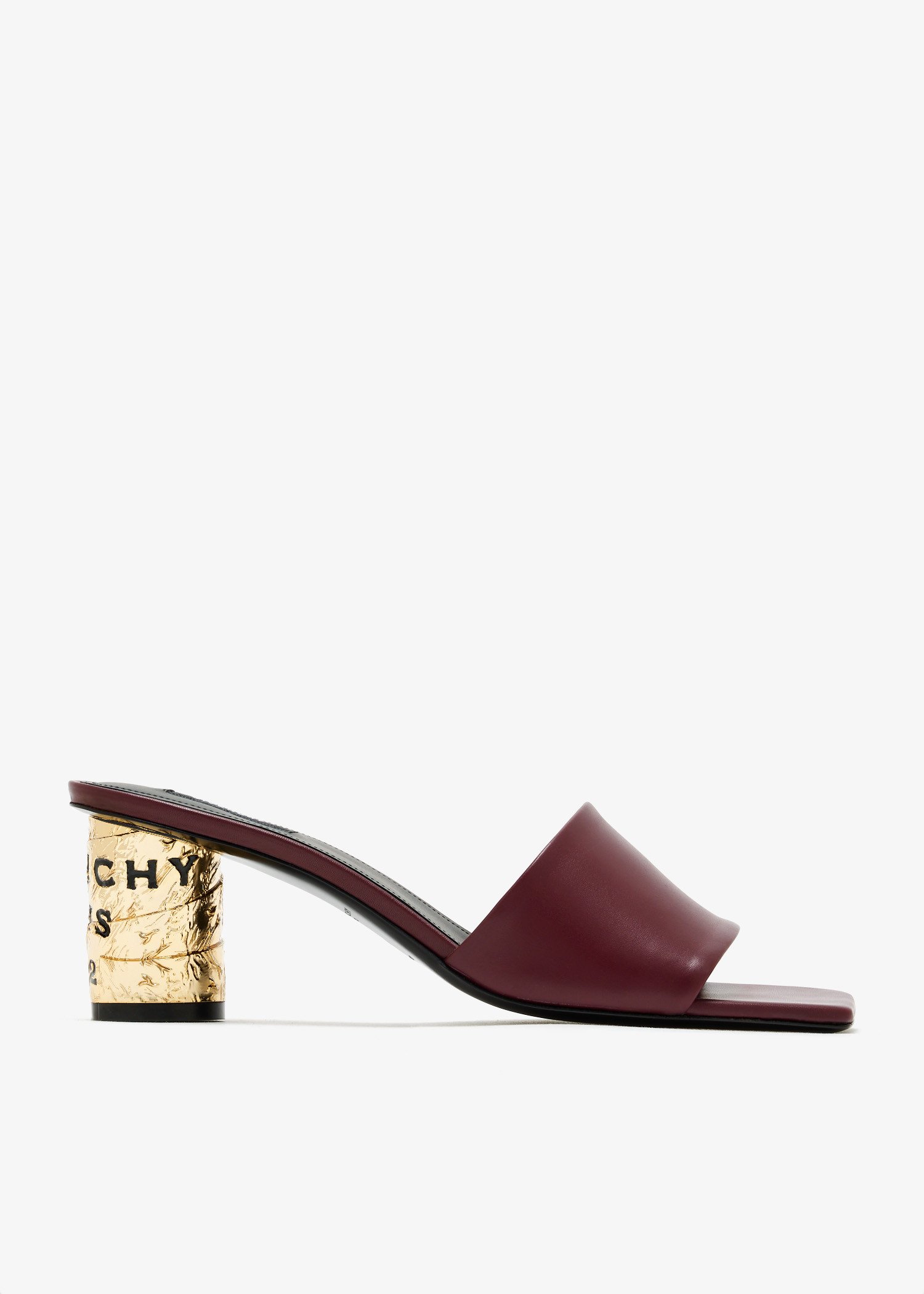 

Tape mules, Burgundy