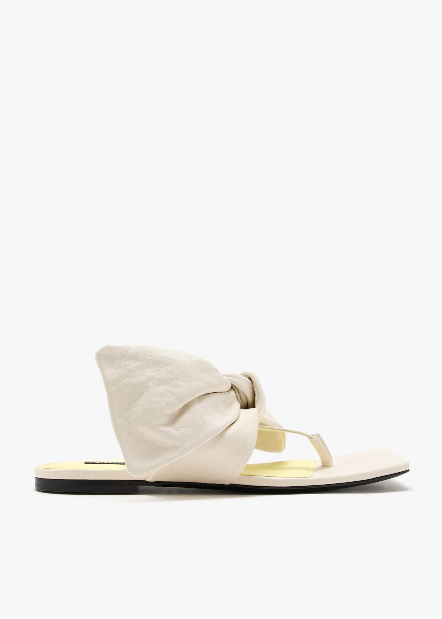 

Boudoir thong sandals, White