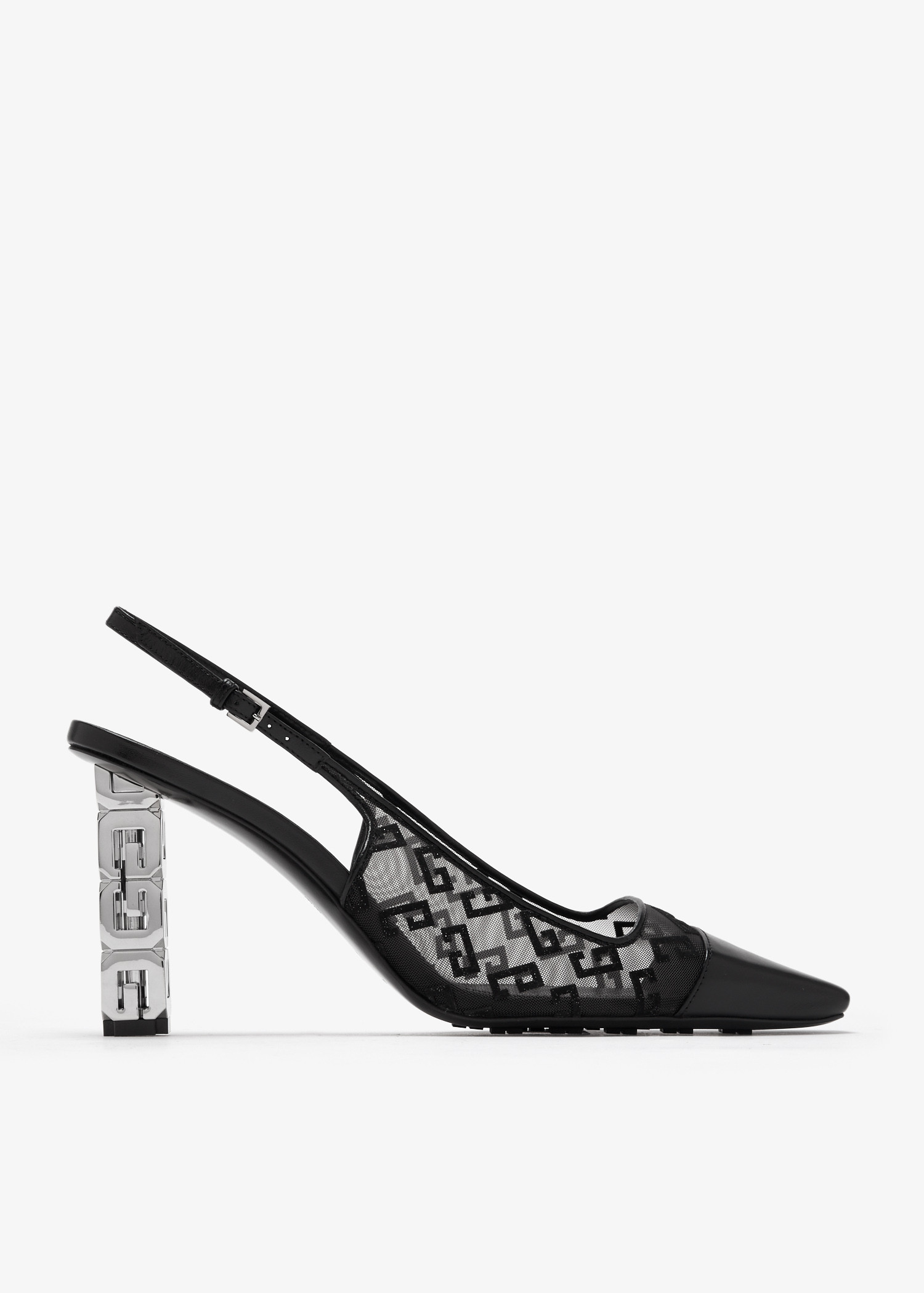

G Cube slingback pumps, Black