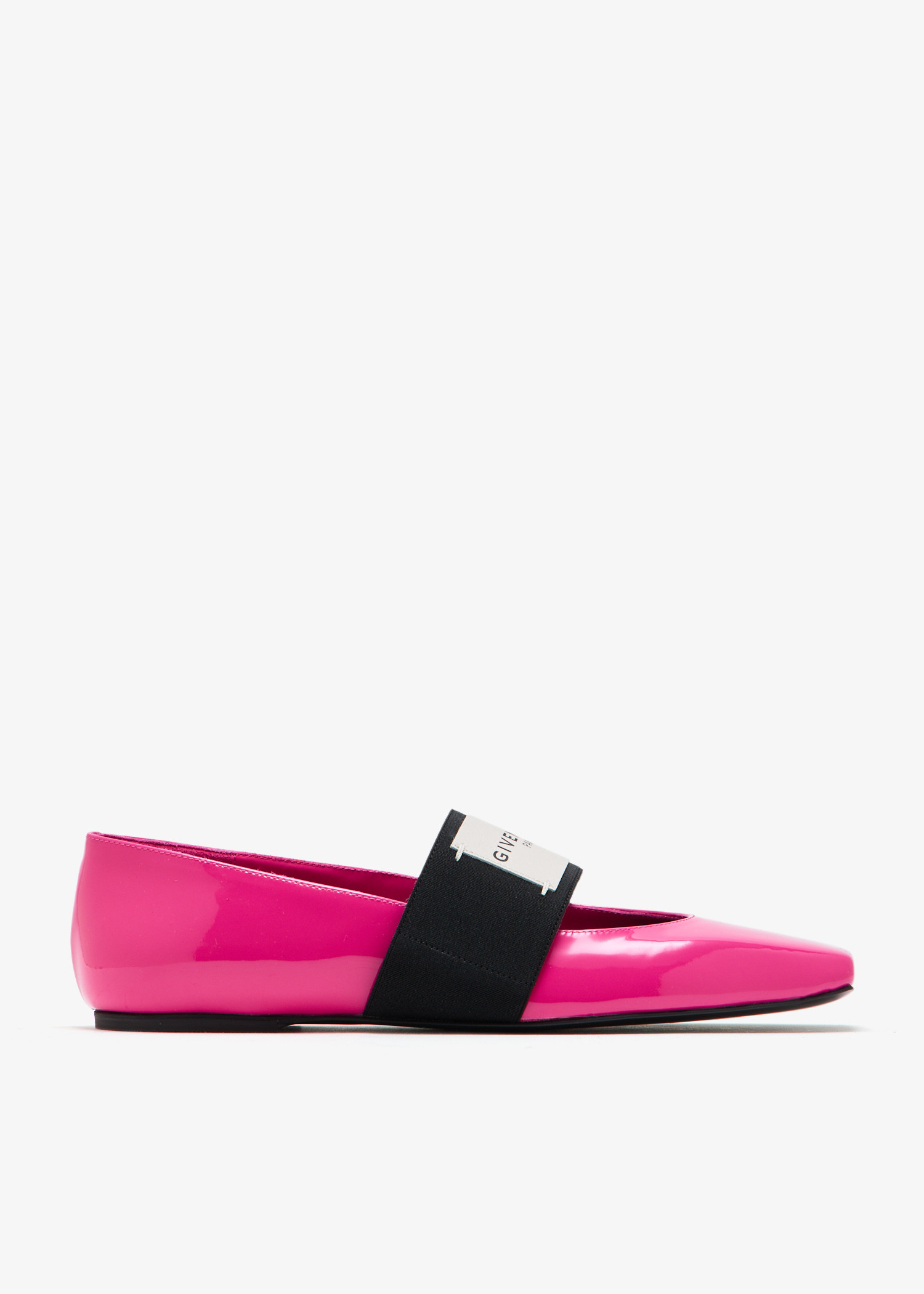 

Sliced Square ballerinas, Pink