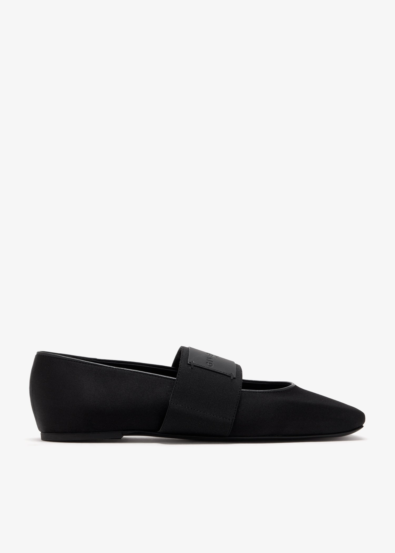 

Sliced Square ballerinas, Black