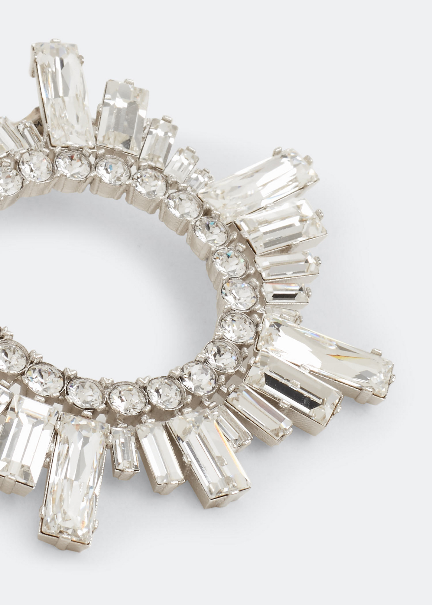 

Begum crystal earrings, Silver