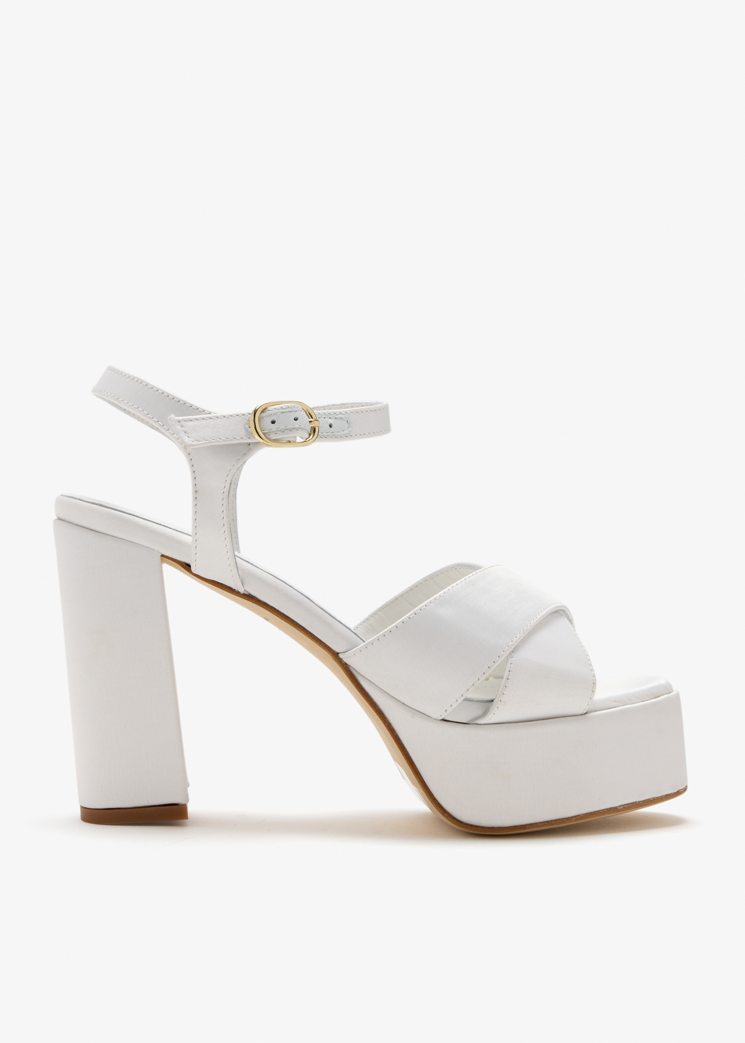

Bella platform sandals, White