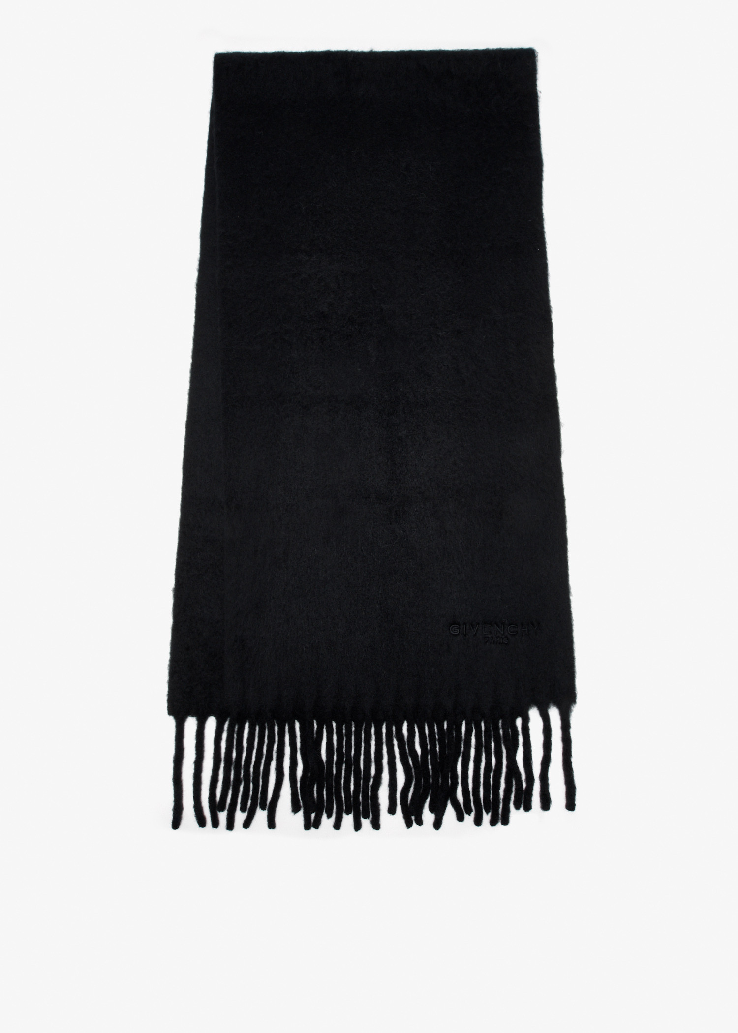 

Large logo scarf, Black