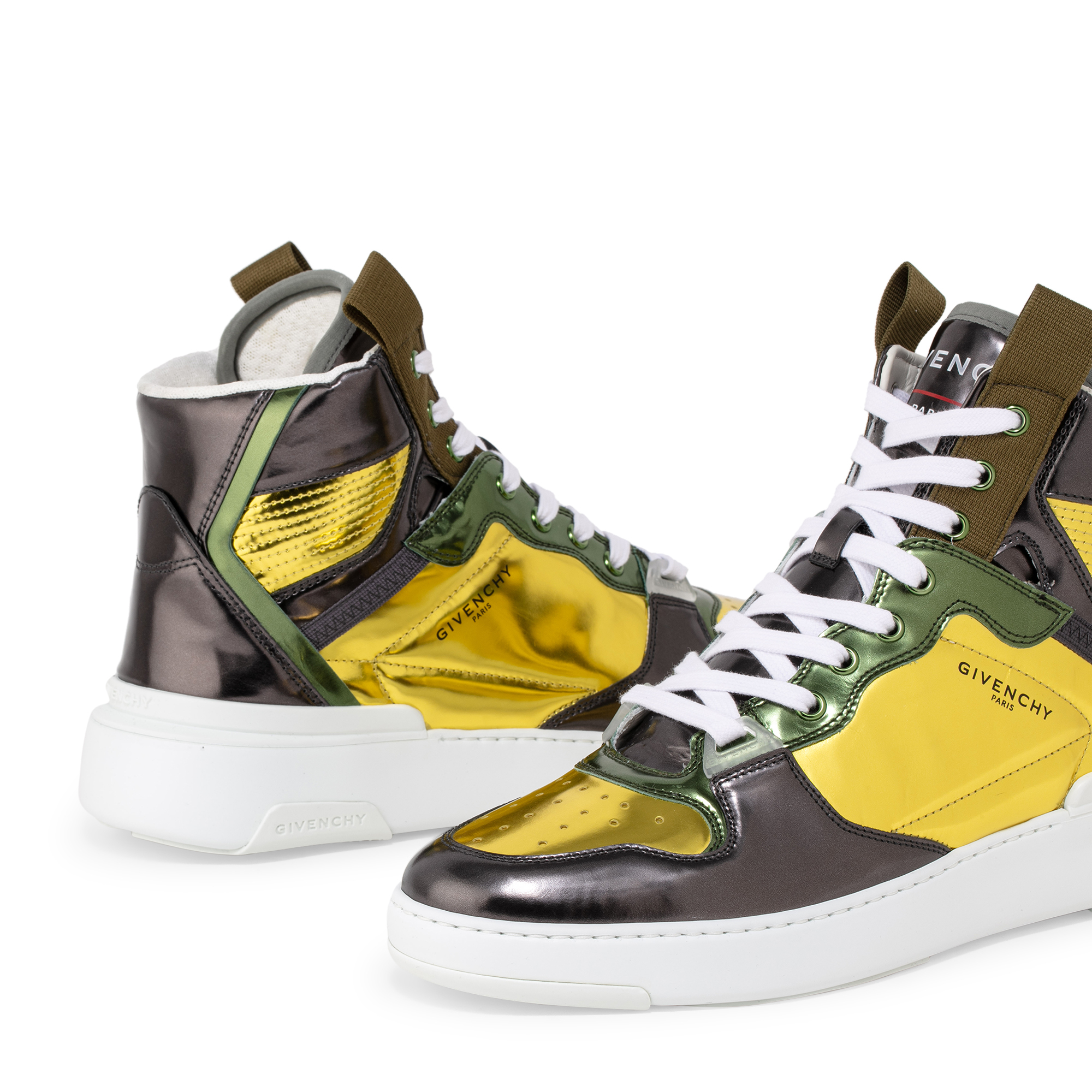 

Wing high top sneakers, Gold