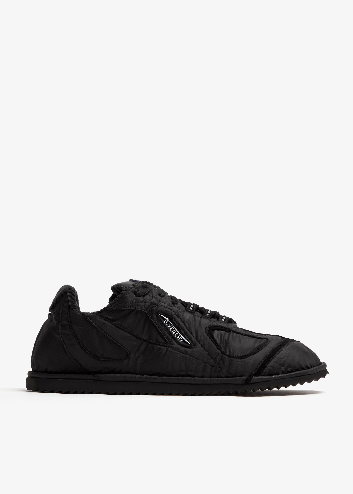 

Flat sneakers, Black