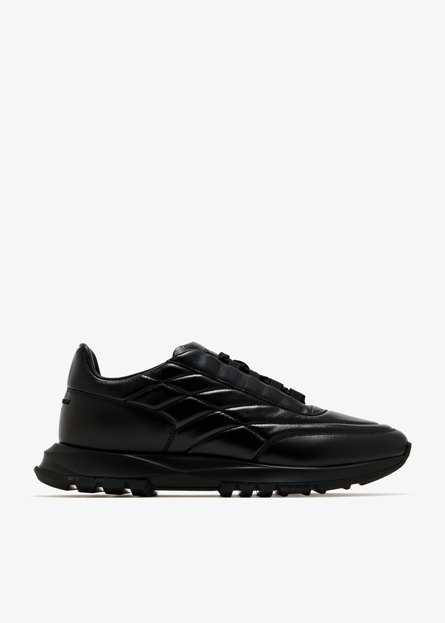 

Leather low-top sneakers, Black