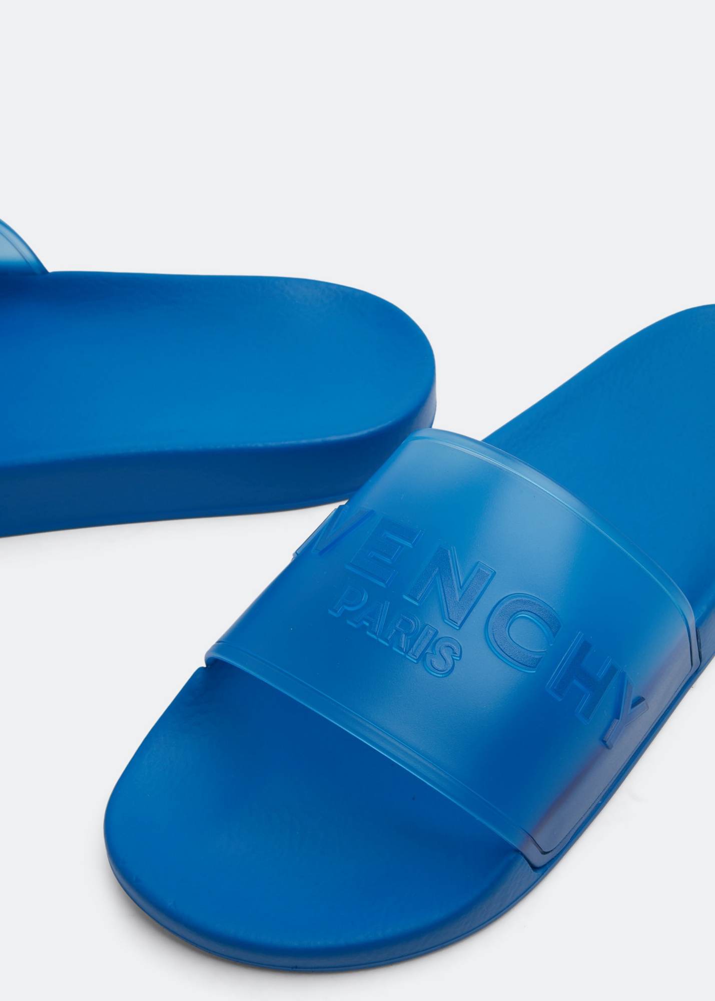 

Signature rubber slides, Blue