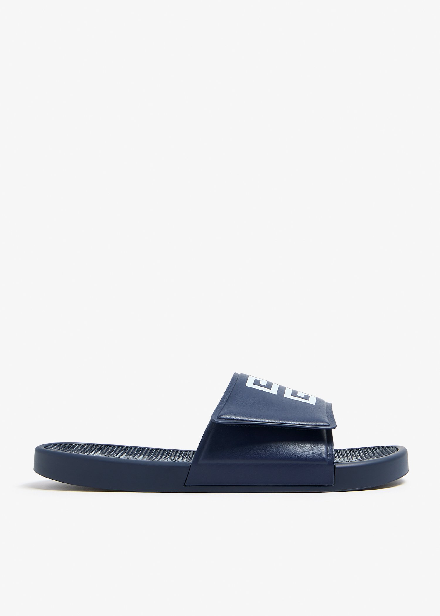 

Slide flat sandals, Blue