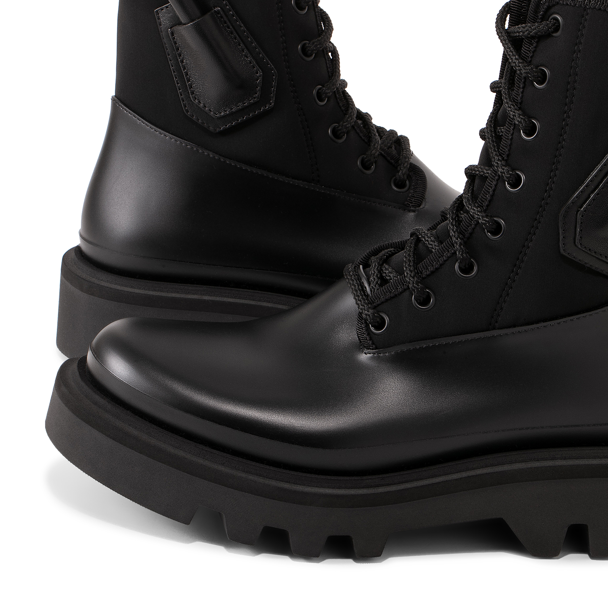 

Combat rain boots, Black