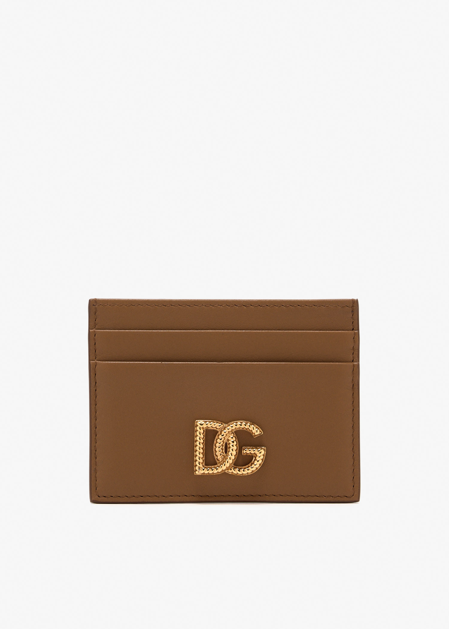 

DG logo card holder, Brown
