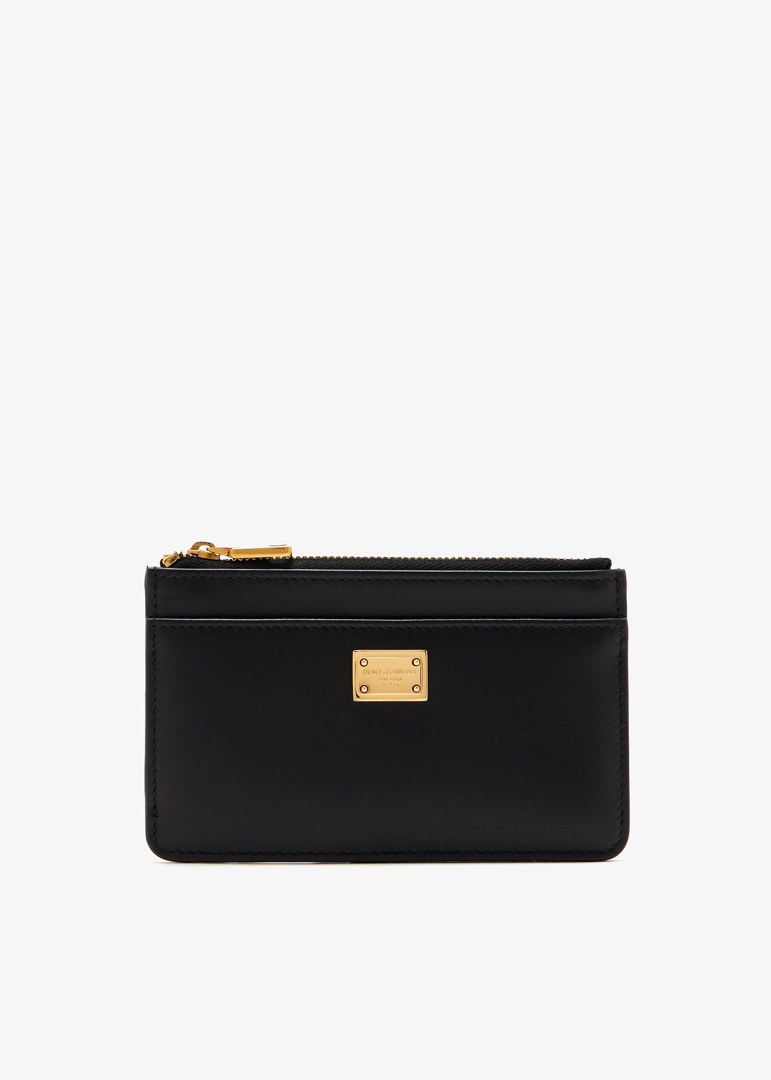 

Plongé calfskin long cardholder, Black