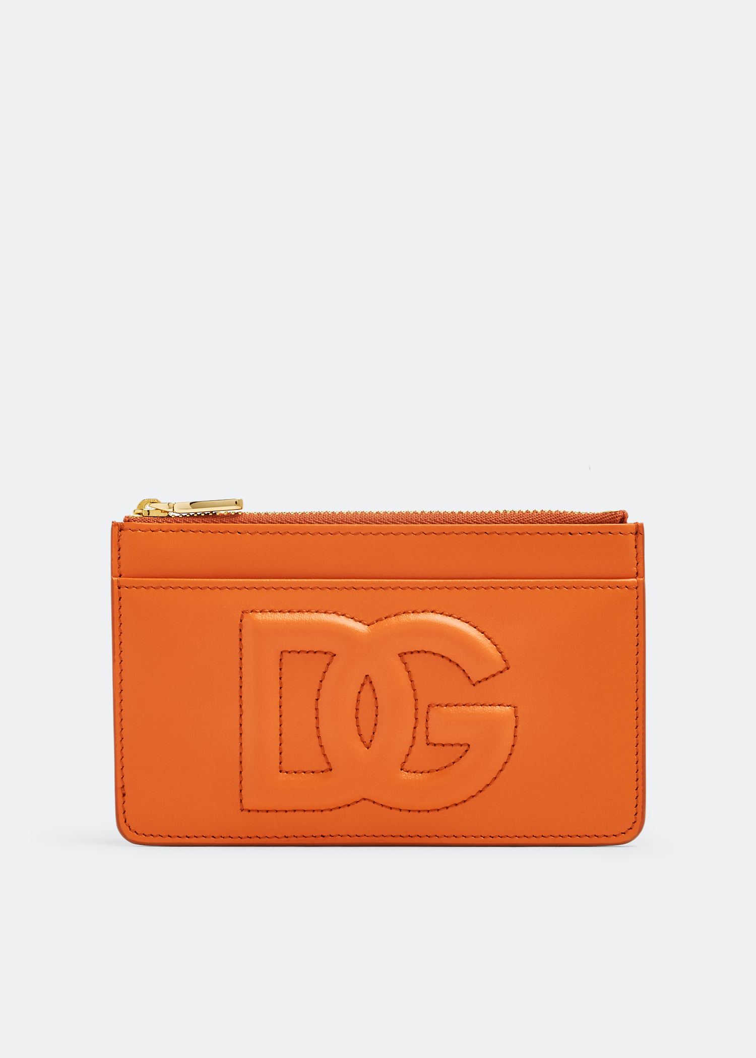 

Medium DG logo card holder, Orange