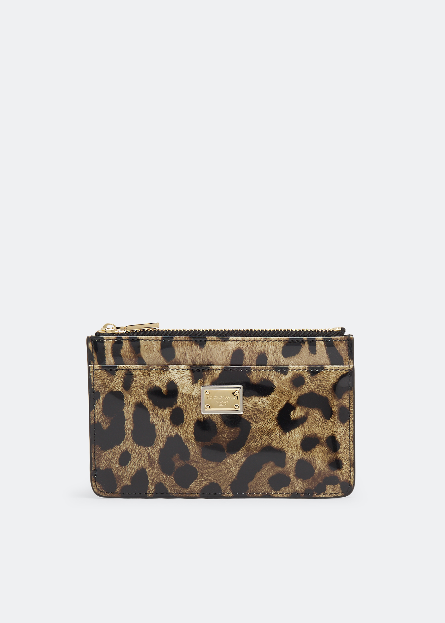 

Medium Leopard-print card holder, Animal print